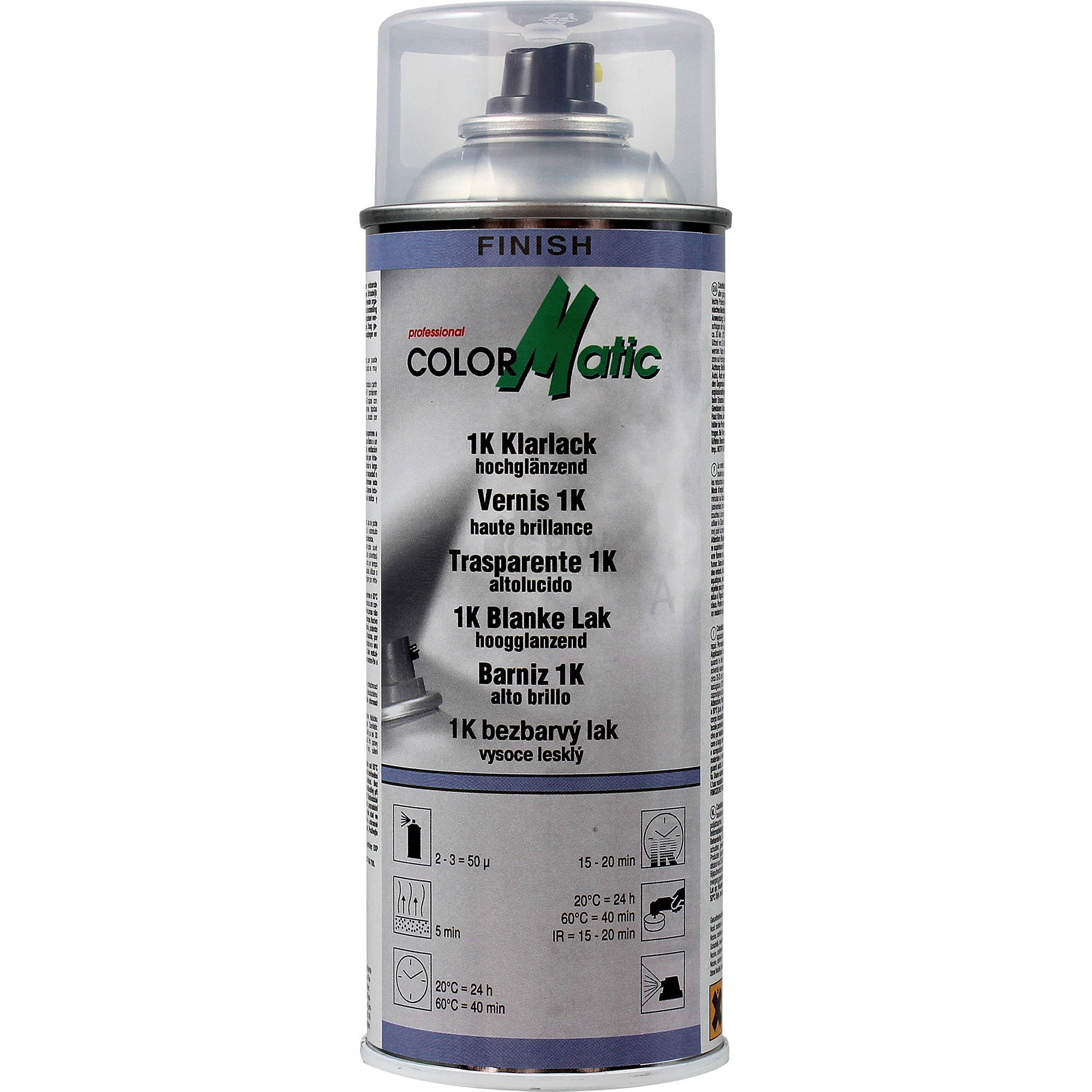 ColorMatic 1K Klarlack transparent Professional Finish Hochglanz Spraydose 400ml