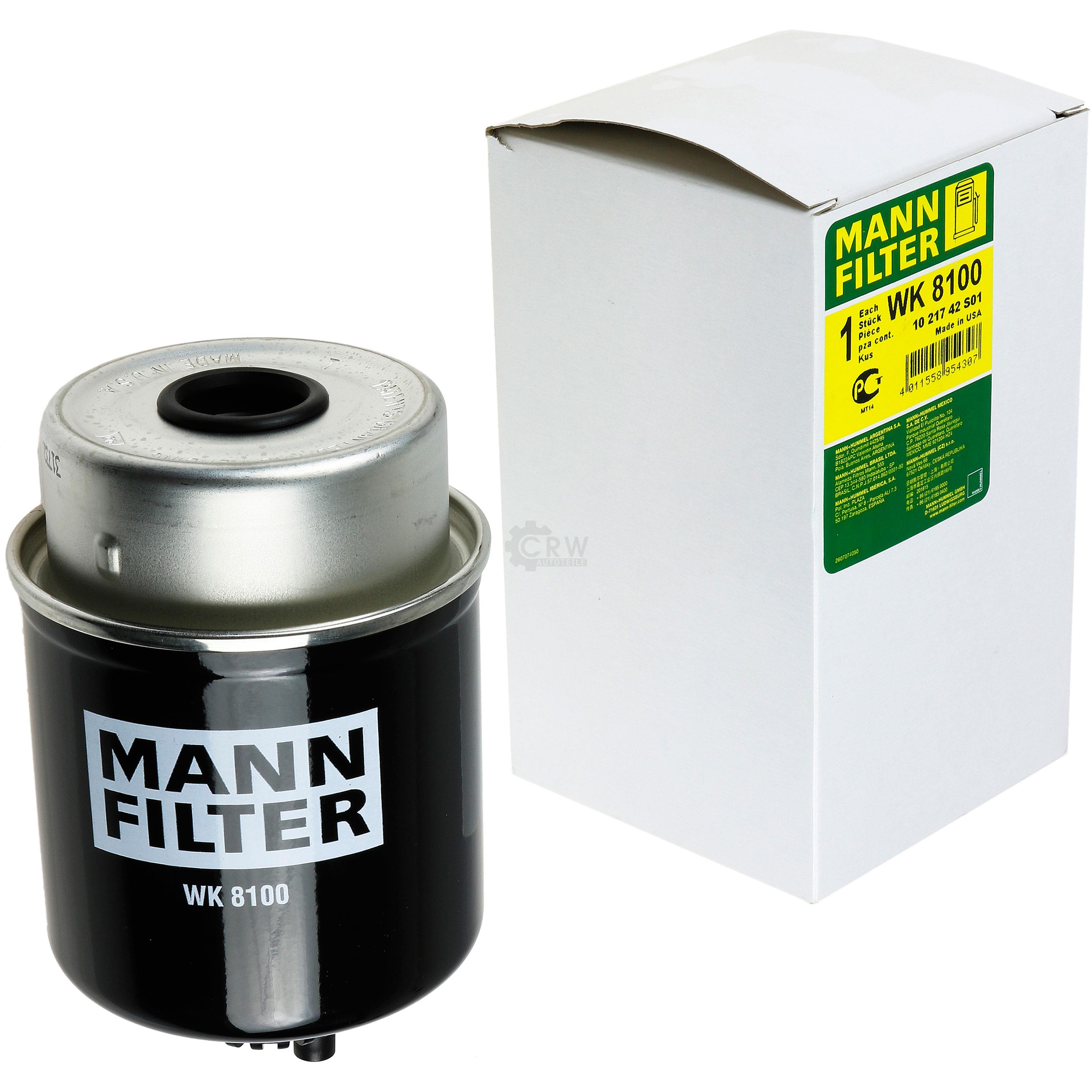 MANN-FILTER Kraftstofffilter WK 8100 Fuel Filter