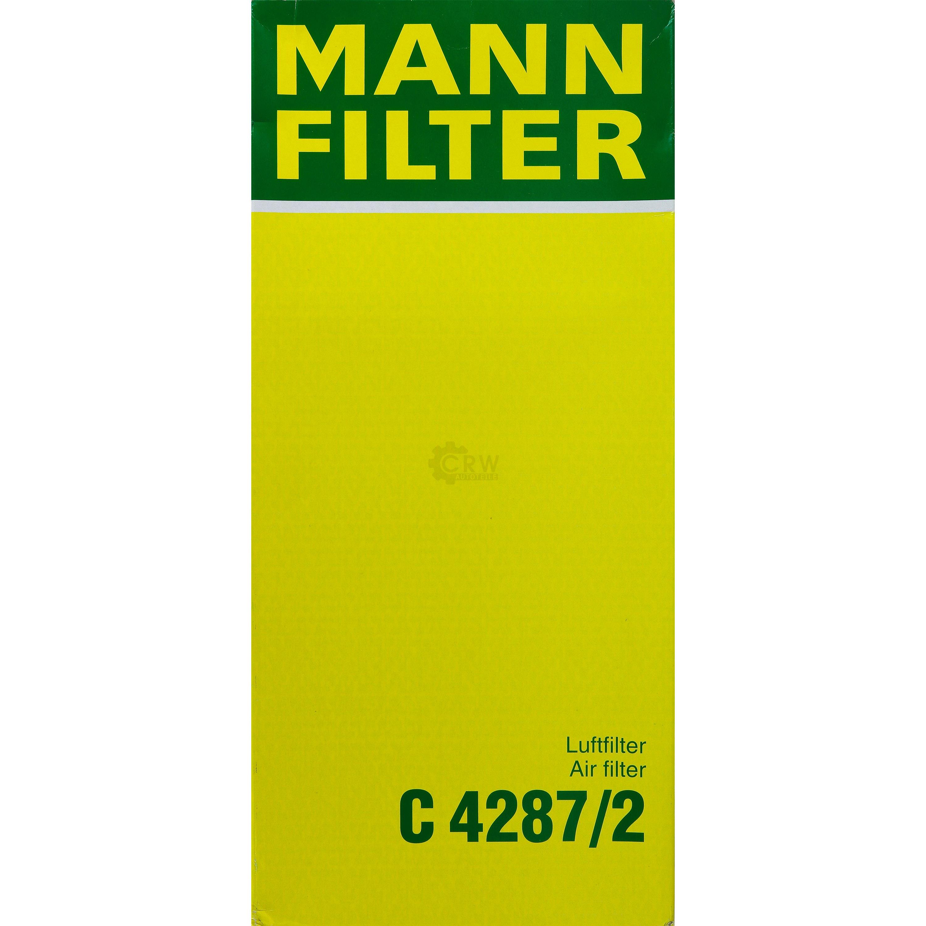 MANN-FILTER Luftfilter für VW Golf IV 1J1 1.4 16V 1.6 1J5 6X1 6E1 Seat Leon