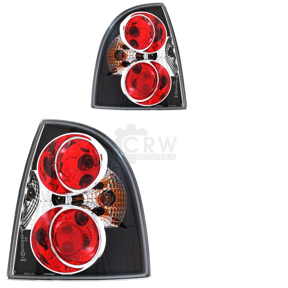 Rückleuchten Set links & rechts für VW Passat 3BG Limo 00-05 Klarglas schwarz