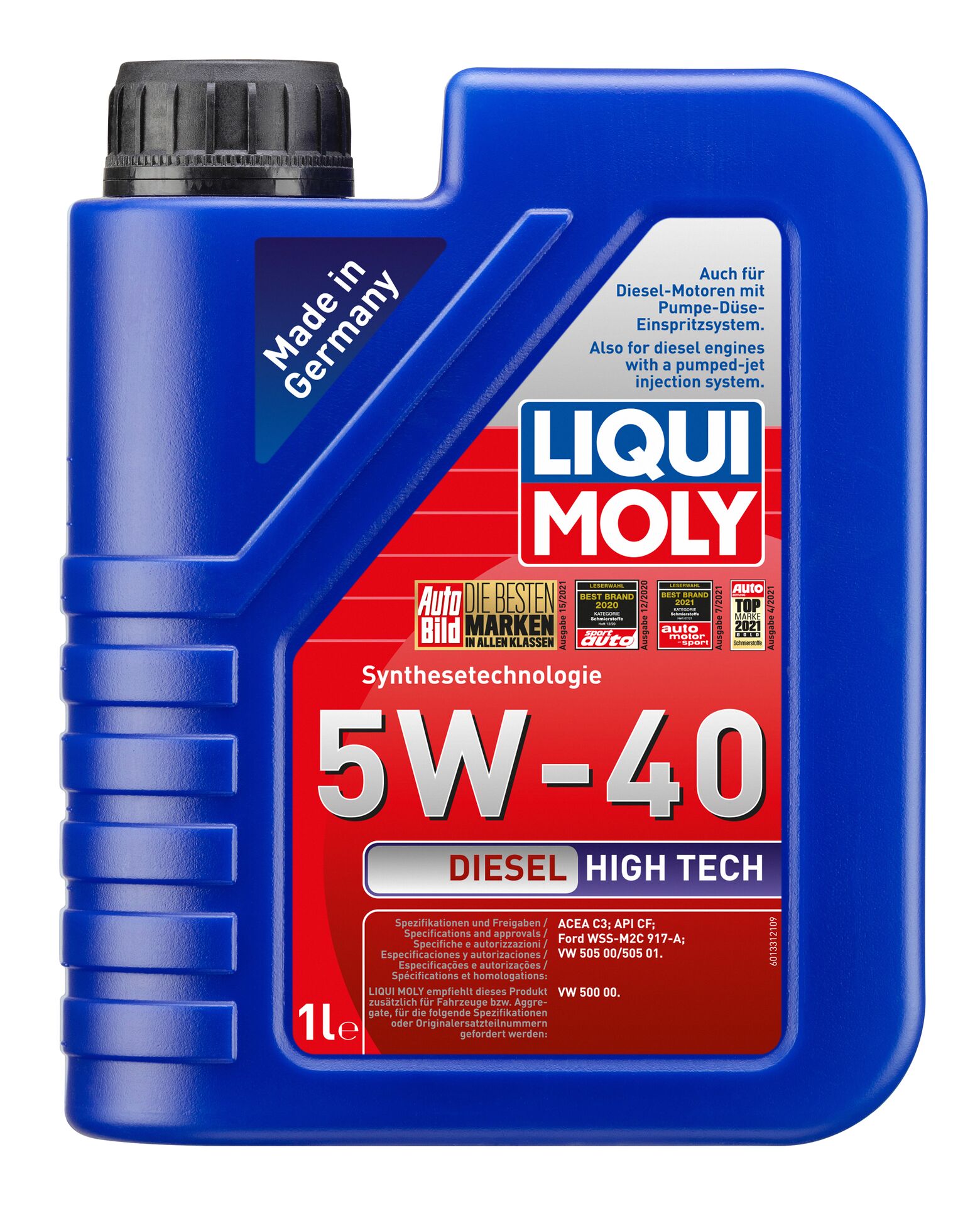 Liqui Moly Diesel High Tech 5W-40 Leichtlauf Motoröl Motorenöl 1L