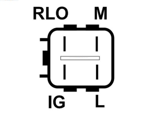 AS-PL Lichtmaschine Generator 80A 12V für Toyota Yaris 1.0 VVT-i A6066