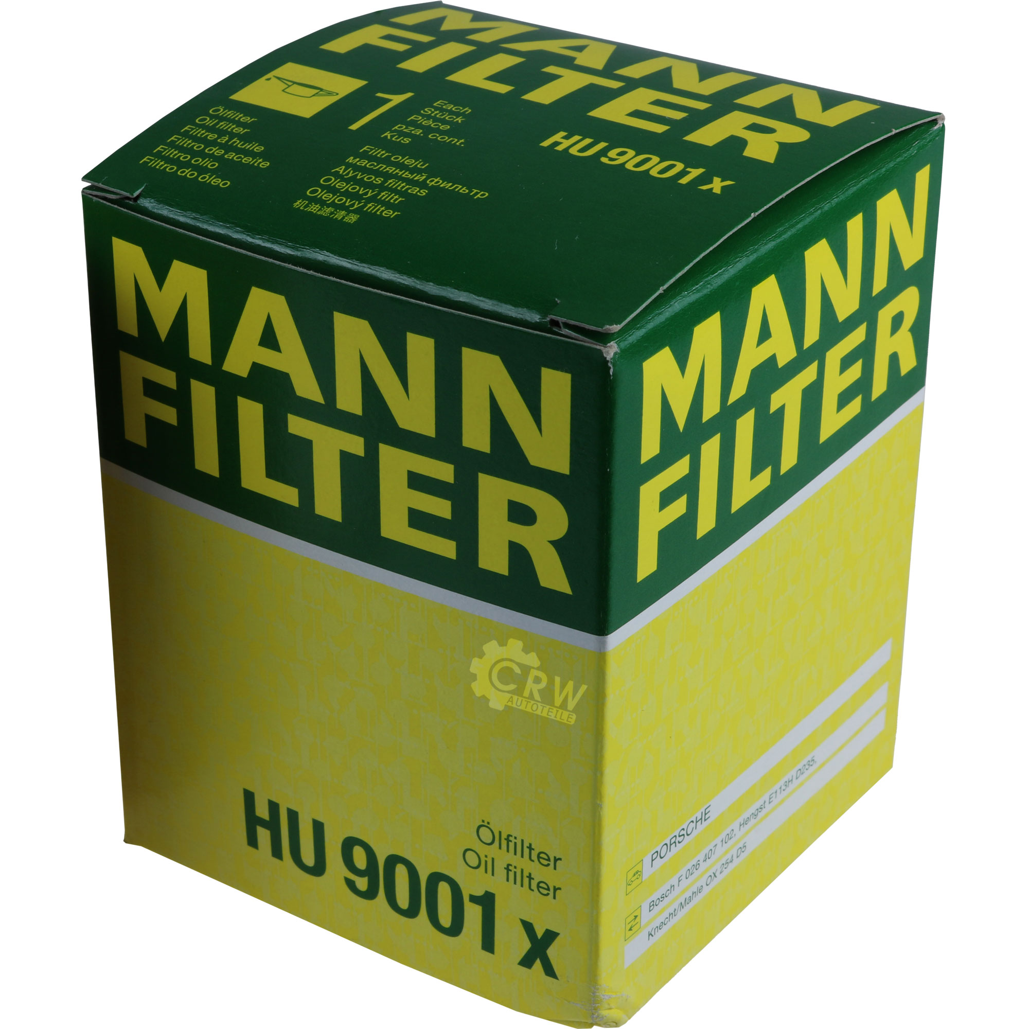 MANN-FILTER Ölfilter HU 9001 x Oil Filter