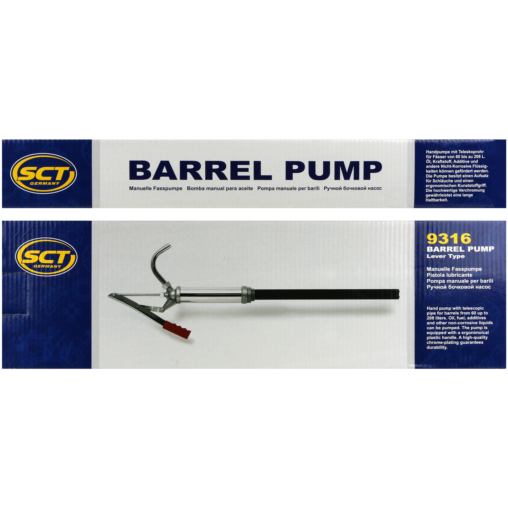 MANNOL 9316 Ölfasspumpe Handpumpe Ölpumpe Fasspumpe