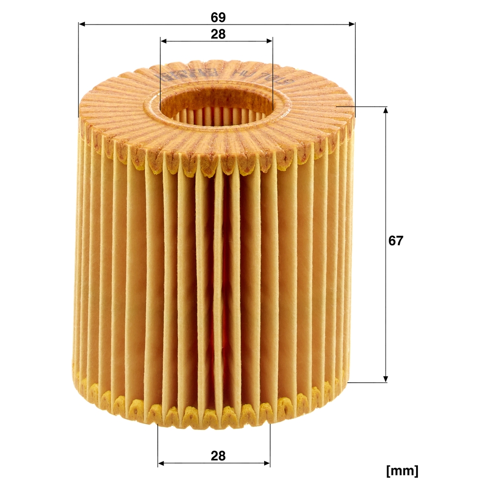 MANN-FILTER HU 7019 z Ölfilter für Toyota Yaris SCP9_ NSP9_ KSP9_ NCP9_ ZSP9_ NLP13_ NSP13_ NCP13_ KSP13_ Auris NRE15_ ZZE15_ ADE15_
