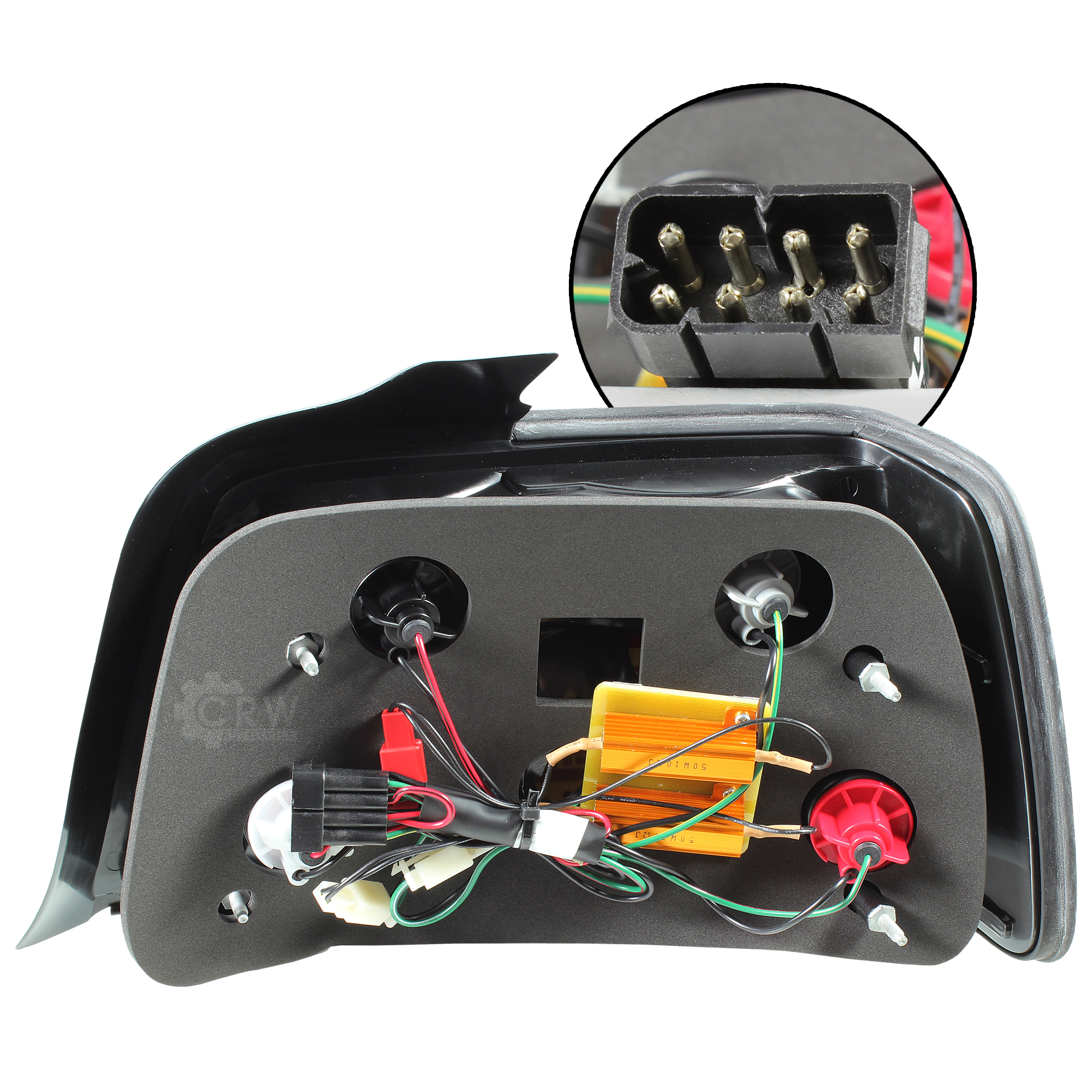 LED Lightbar Rückleuchten Set für BMW E36 Bj. 90-99 nur Limousine klar rot smoke