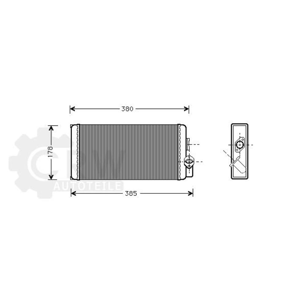 Wärmetauscher Innenraumheizung für Mercedes-Benz Vario Bus Pritsche/Fahrgestell