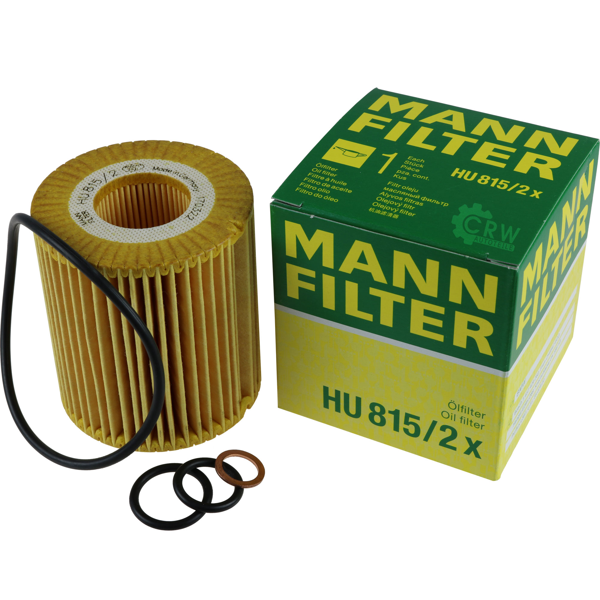 MANN-FILTER Ölfilter HU 815/2 x Oil Filter