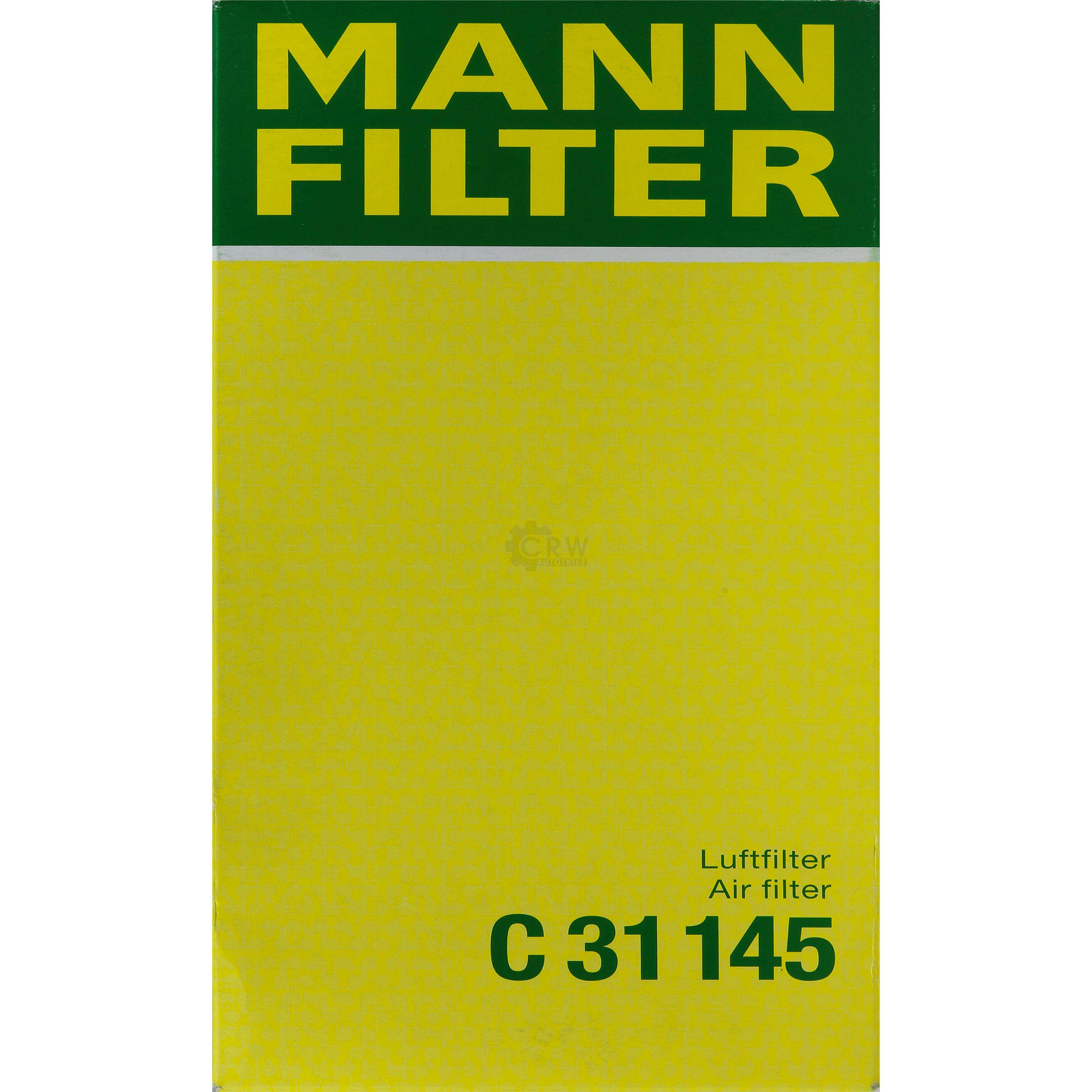 MANN-FILTER Luftfilter für Toyota Corolla Verso ZER_ ZZE_ R1_ 2.2 D-4D