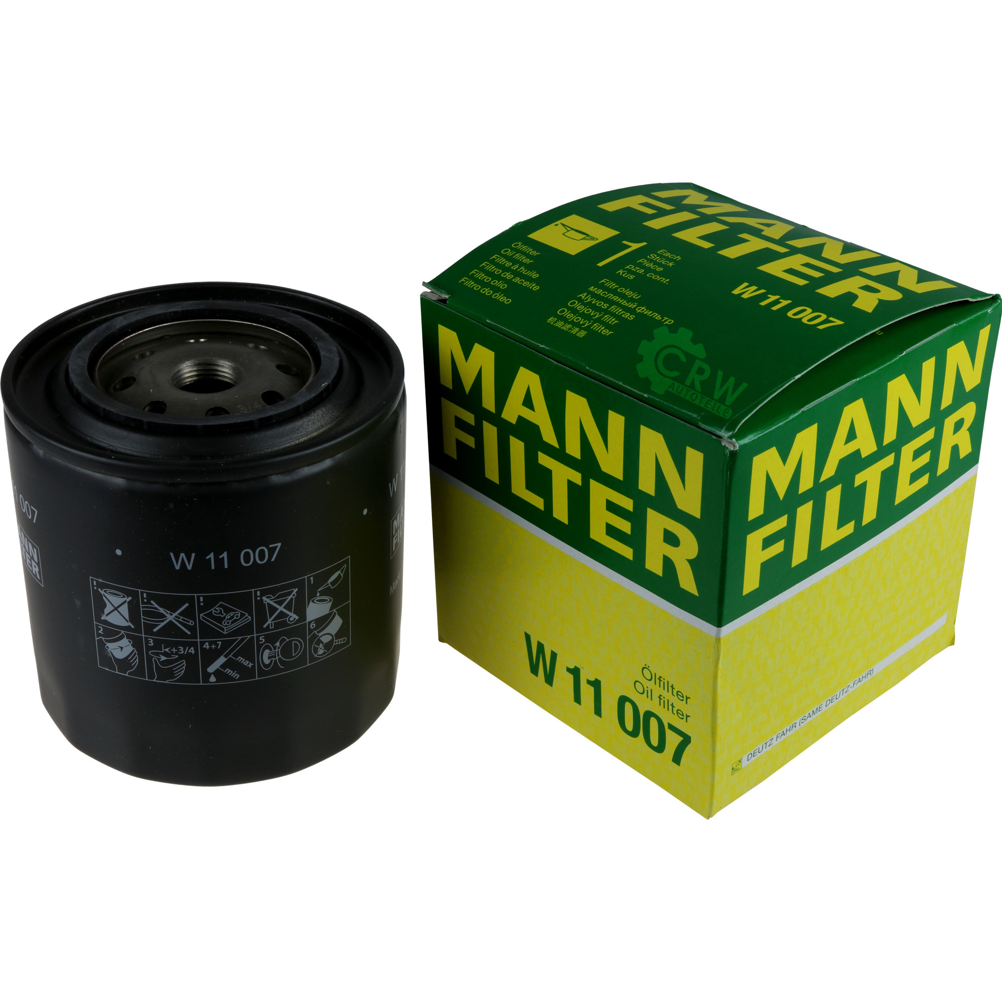 MANN-FILTER Ölfilter Oelfilter W 11 007 Oil Filter