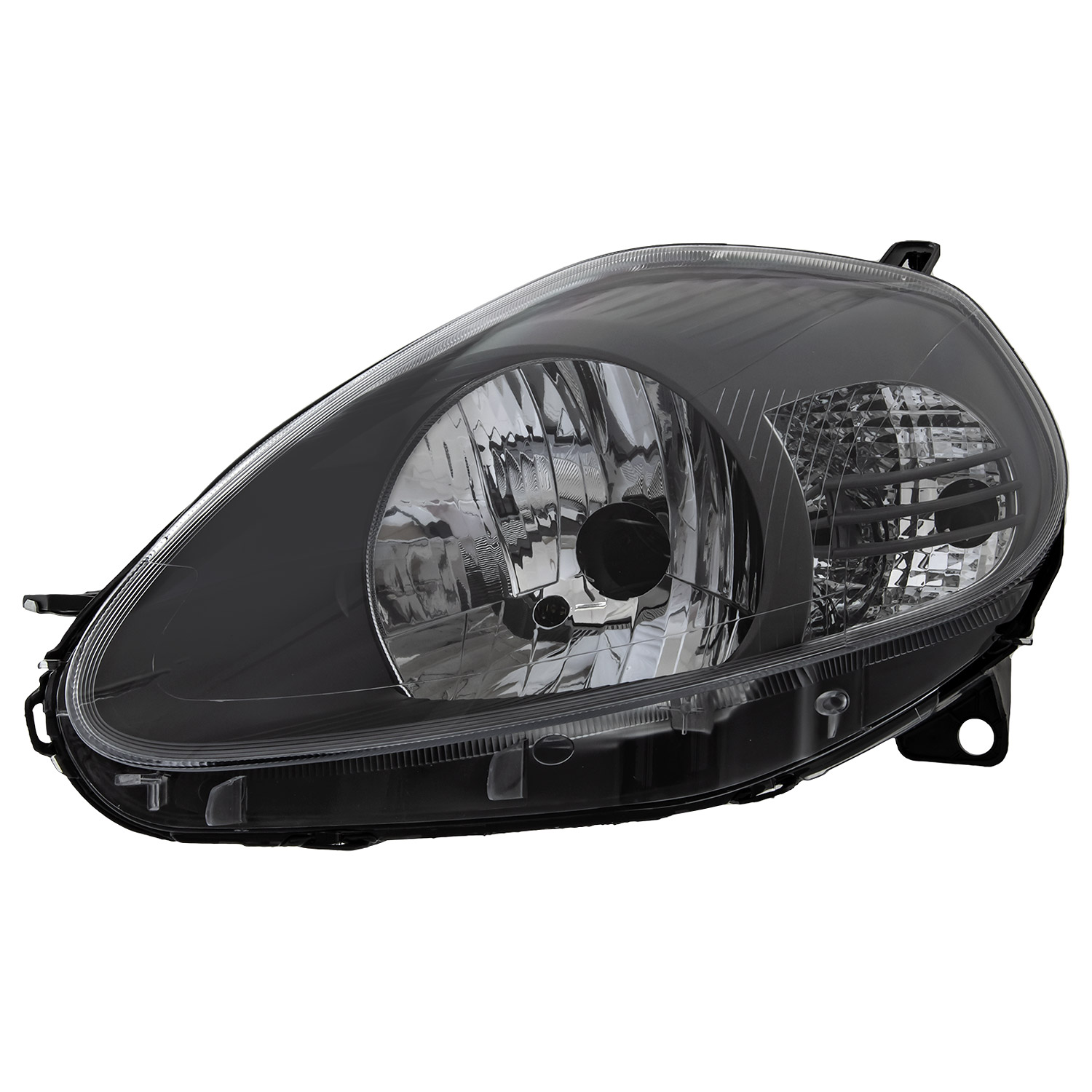 Scheinwerfer Set links & rechts Klarglas / anthrazit für Fiat Punto Van Grande