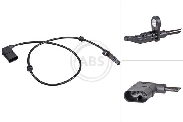 A.B.S. Sensor Drehzahlfühler hinten passend für Mercedes-Benz S-Klasse