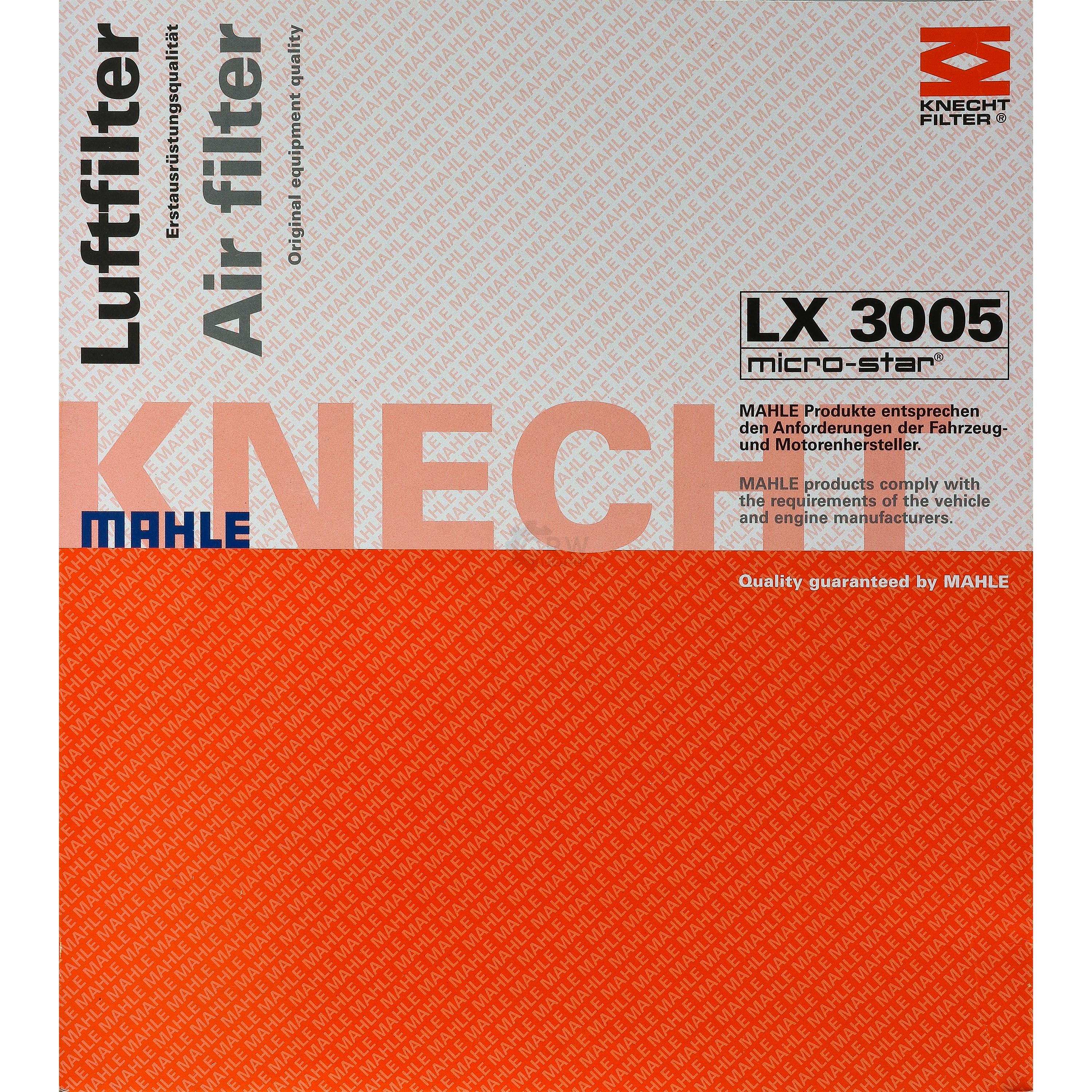 MAHLE Luftfilter für Toyota RAV 4 IV _A4_ 2.2 D 4WD 2.0 ZSA4_ ALA4_ _A3_ A4