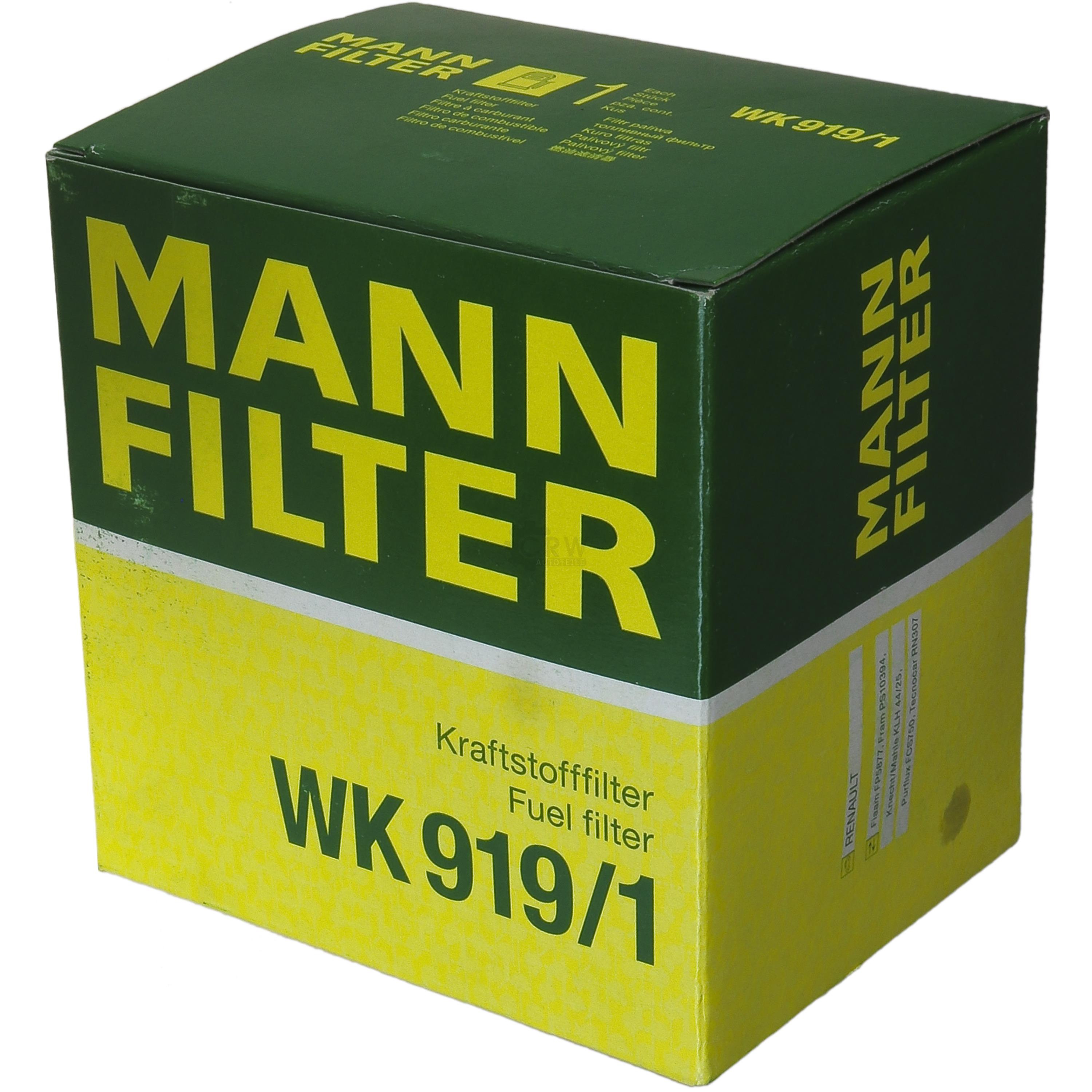 MANN-FILTER Kraftstofffilter WK 919/1 Fuel Filter