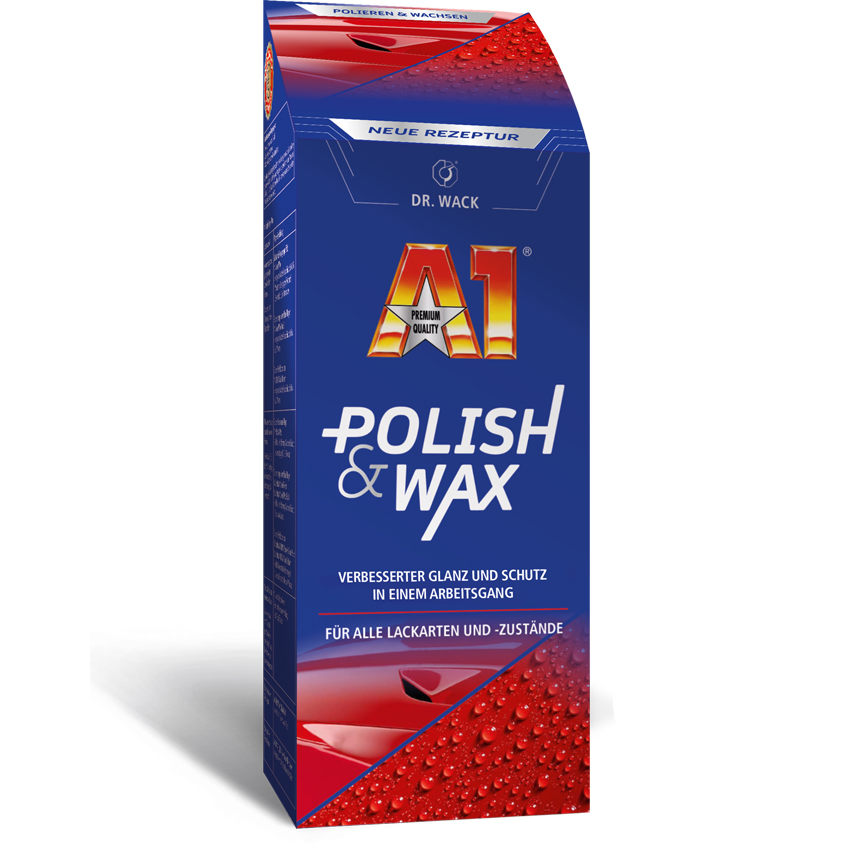 Dr.Wack A1 Polish & Wax Lack Pflege Politur Wachs Versiegelung 500 ml