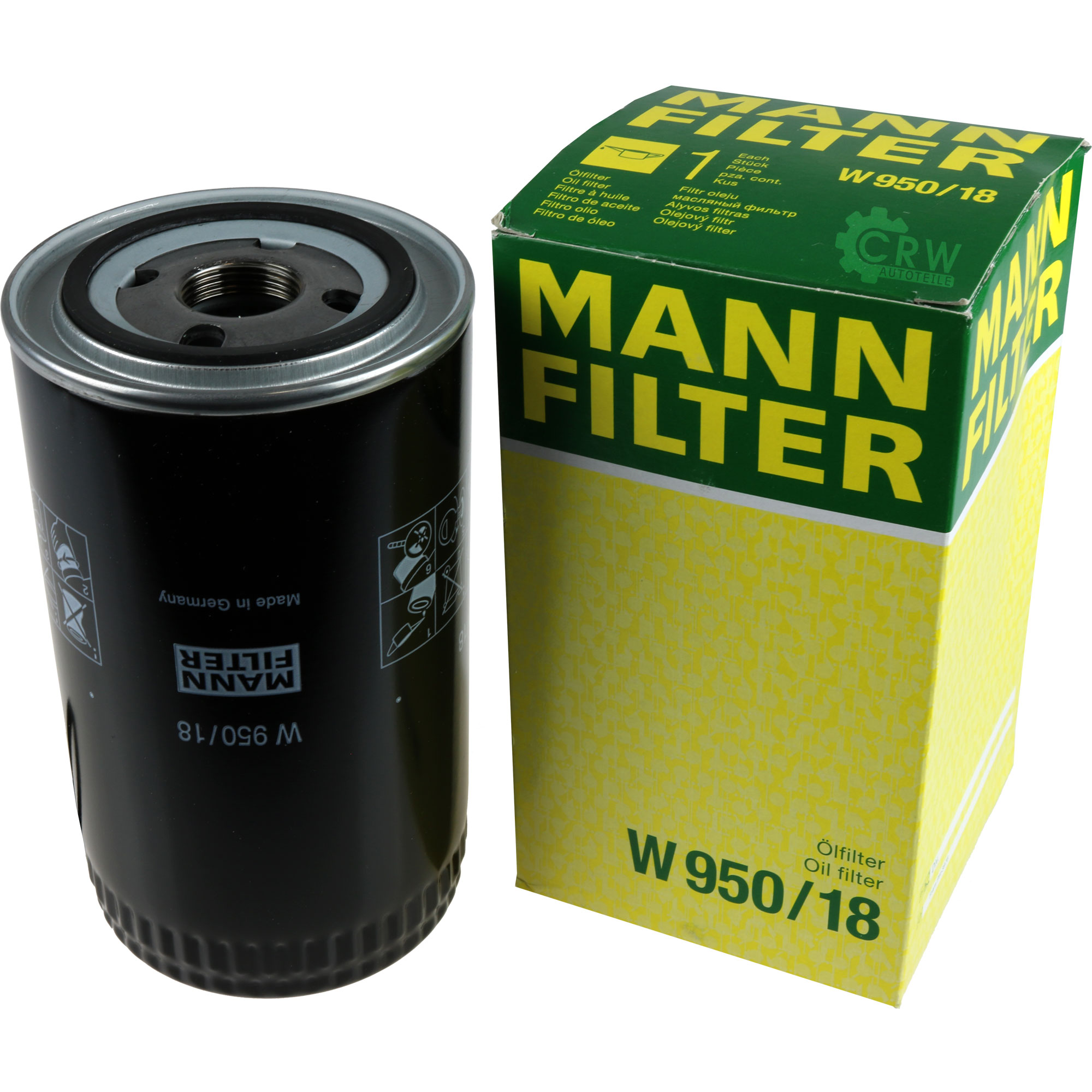 MANN-FILTER Ölfilter W 950/18 Oil Filter