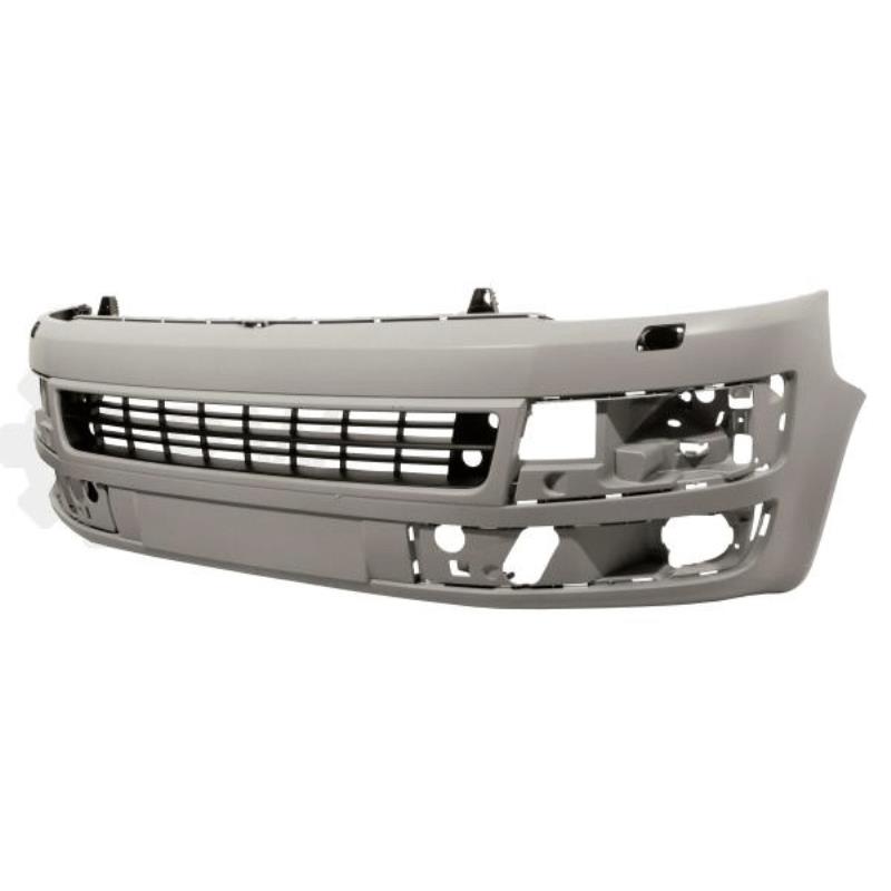 Stoßstange vorne grundiert für PDC SRA für VW T5 Multivan Caravelle Bj. 09-15