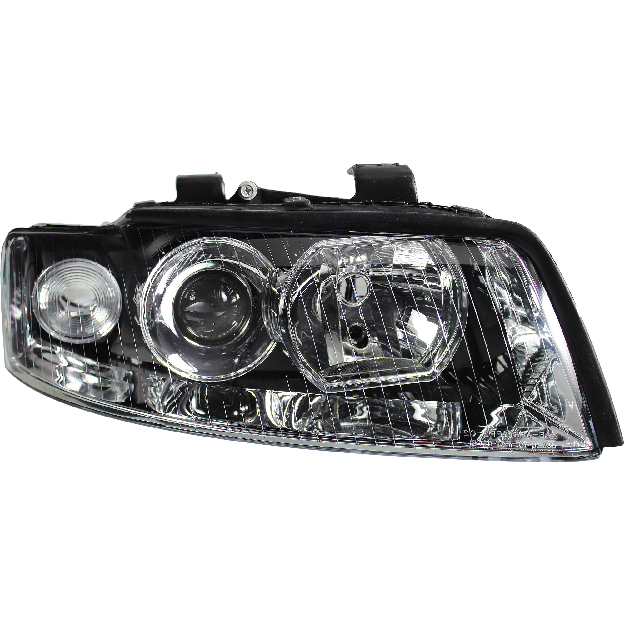 Halogen Scheinwerfer rechts für Audi A4 10.00-09.04 H7/H7 ohne Motor mit Blinker
