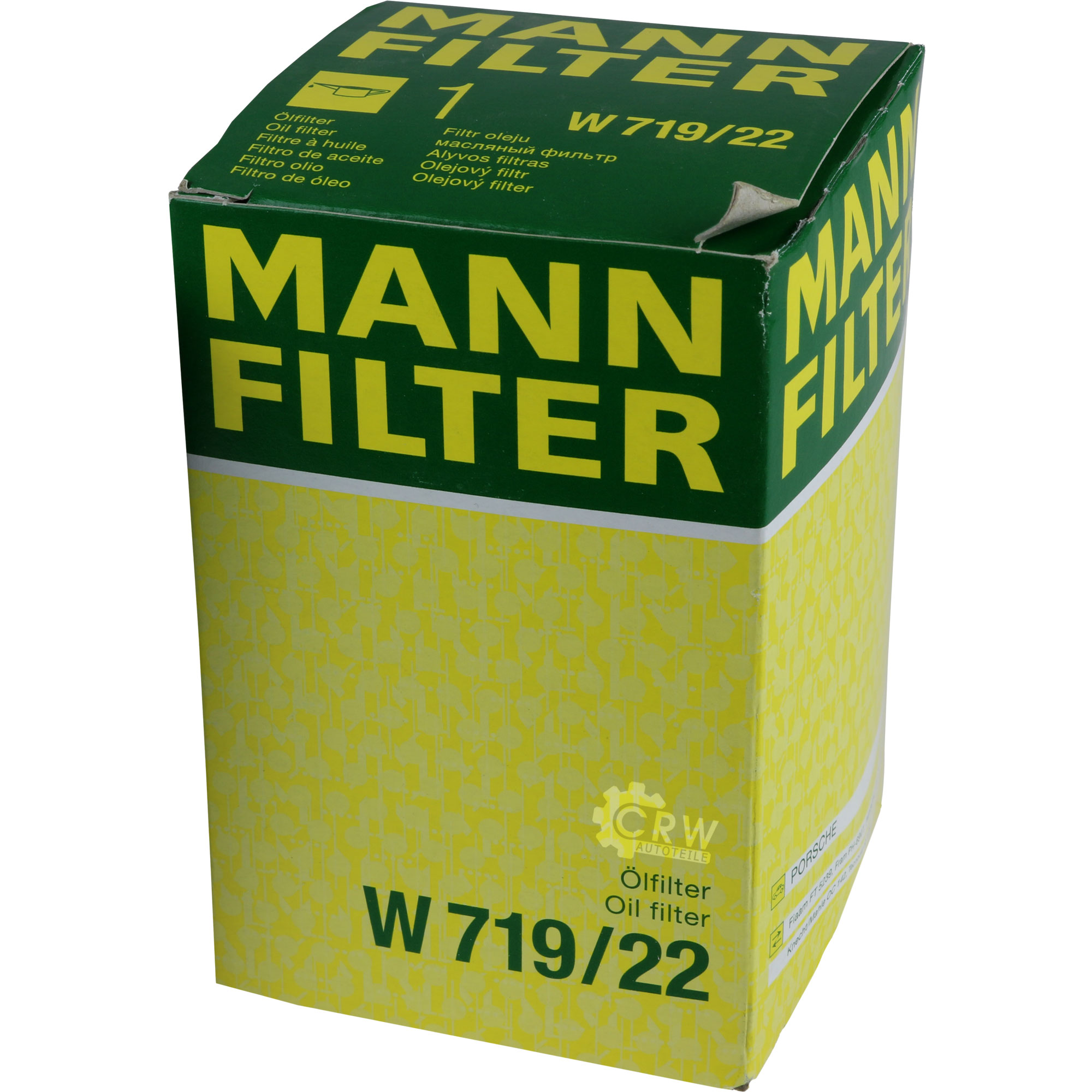 MANN-FILTER Ölfilter W 719/22 Oil Filter