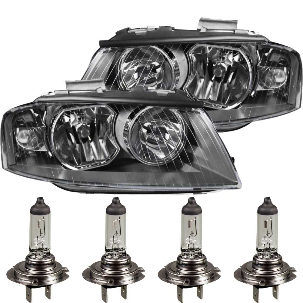 Scheinwerfer Set für Audi A3 8P Bj. 03-08 H7+H7 inkl. PHILIPS Lampen