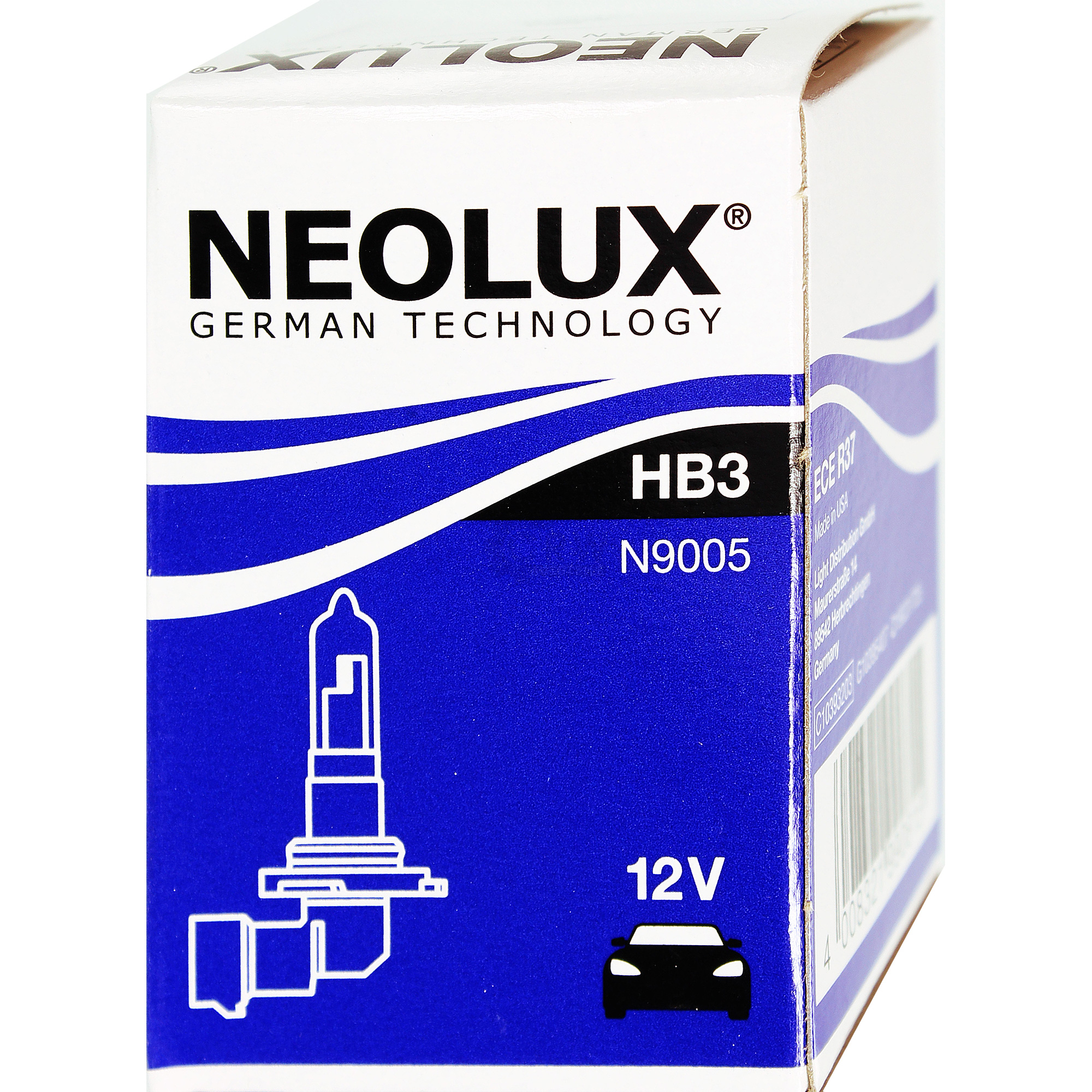 NEOLUX HB3 Standard 60W P20d 12V Lampe Birne
