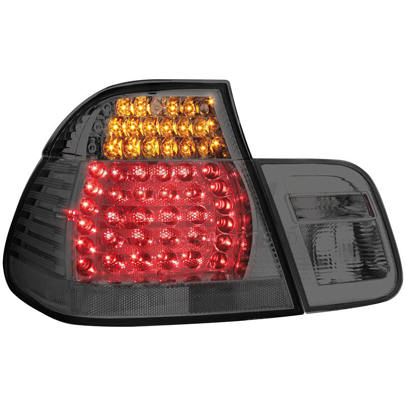 LED 2 x Rückleuchten für BMW E46 Lim. 98-01 smoke 4-teilig 6RD