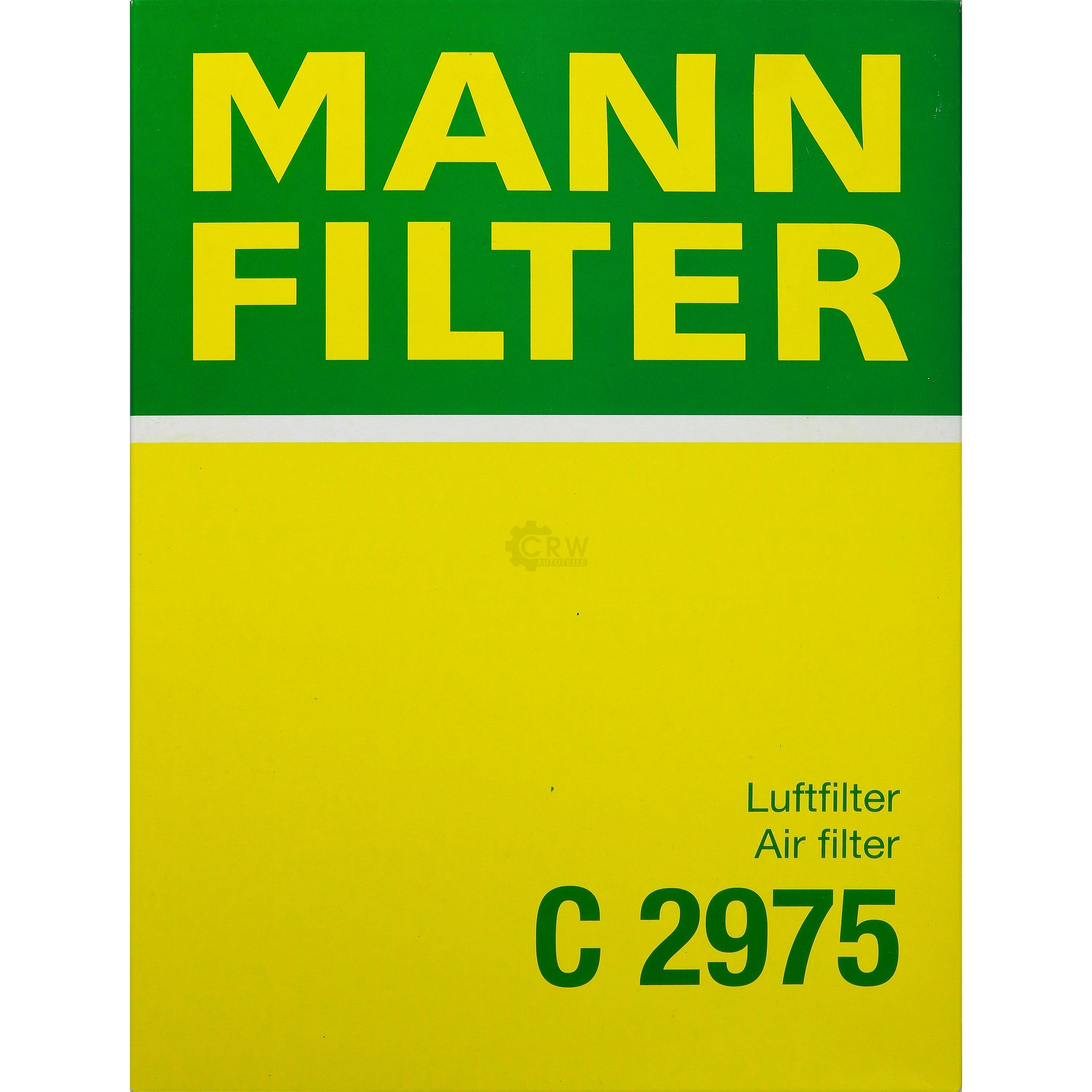 MANN-FILTER Luftfilter für Jeep Grand Cherokee III WH 3.0 CRD 6.1 SRT8 4x4