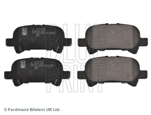 BLUE PRINT Bremsbeläge Bremsbelegsatz hinten für Toyota Avalon Stufenheck