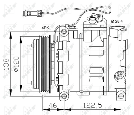 Kompressor Klimaanlage für Audi Allroad A6 Avant VW Passat Variant