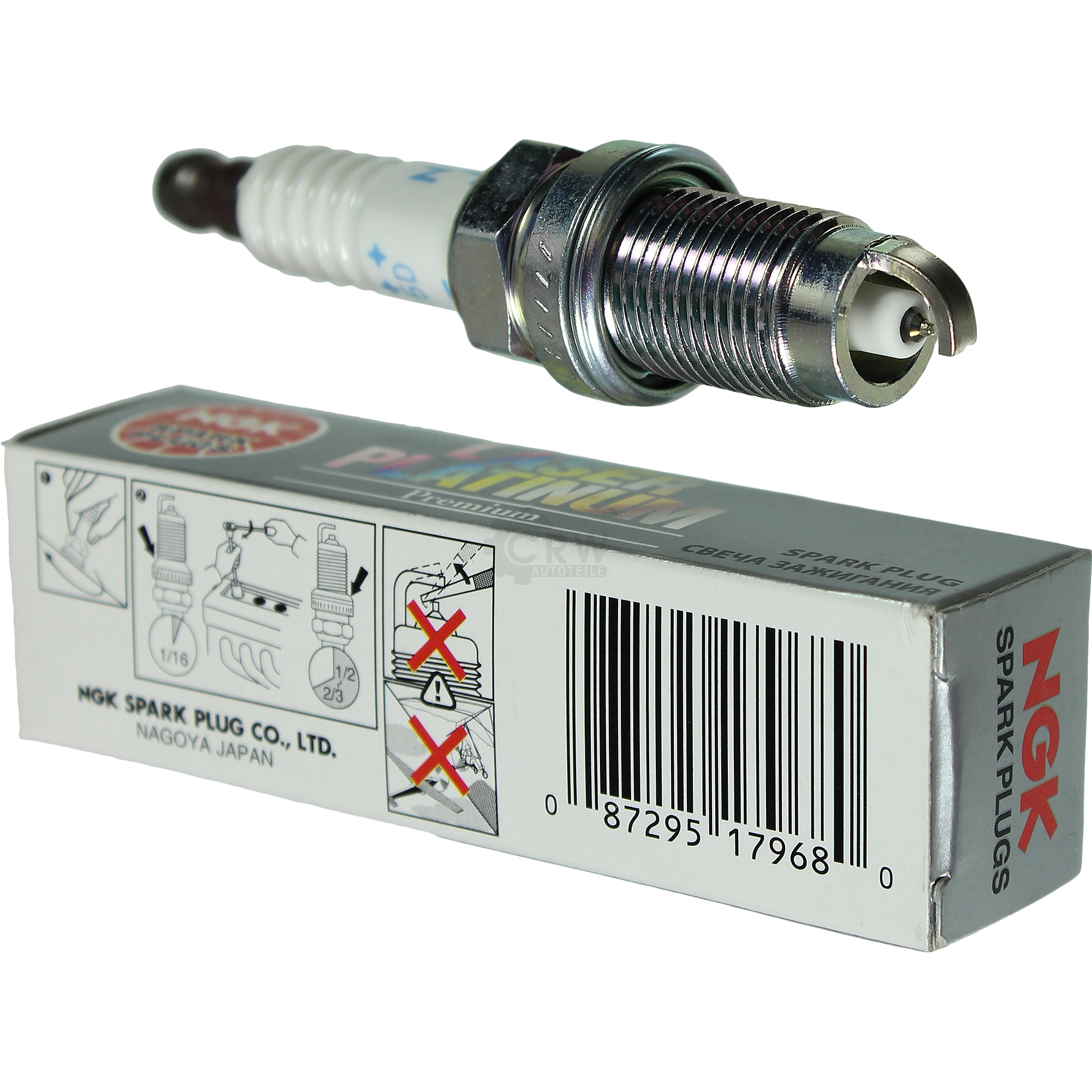NGK Laser Platinum Premium Zündkerze 7968 Typ PZFR5D-11 Zünd Kerze