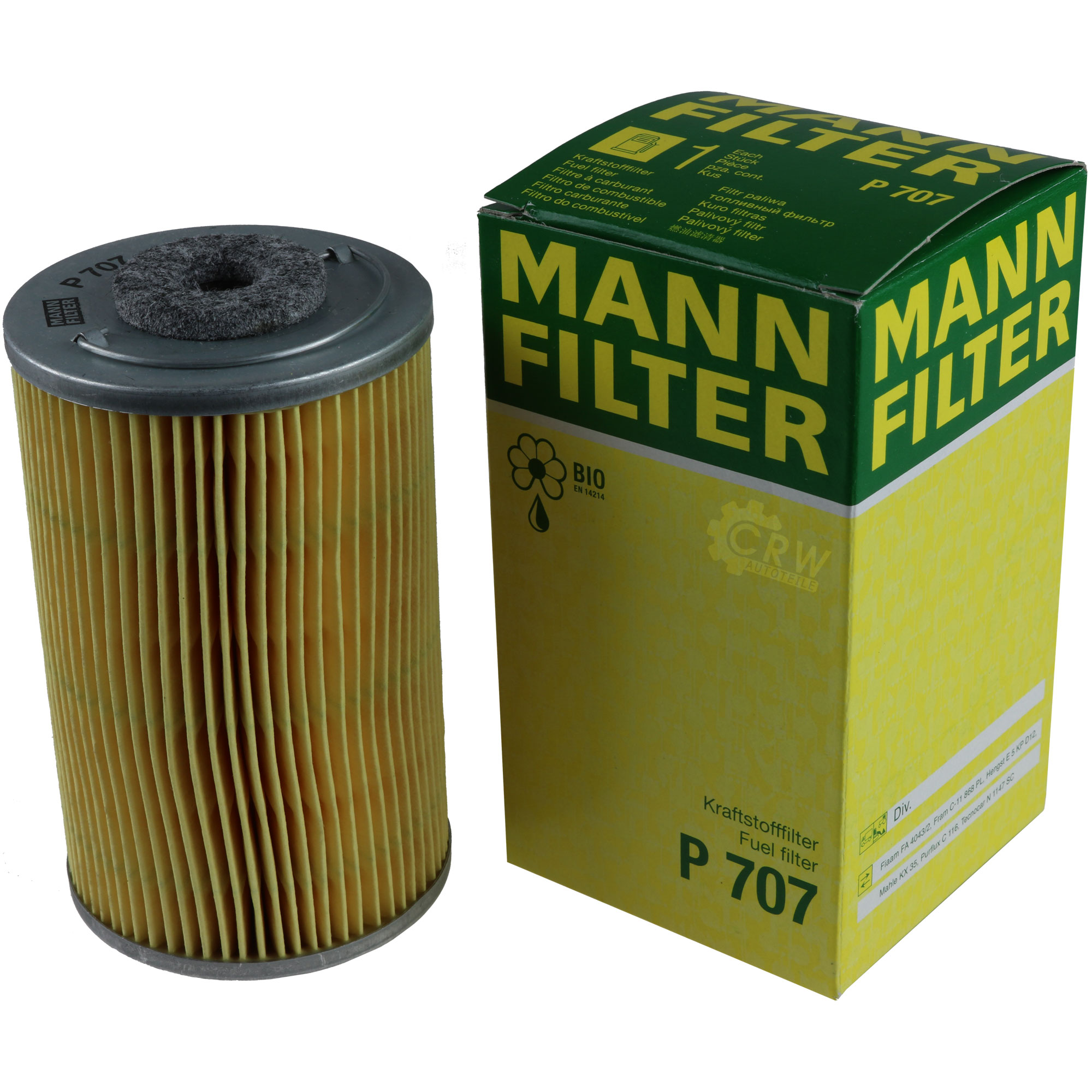 MANN-FILTER Kraftstofffilter P 707 Fuel Filter