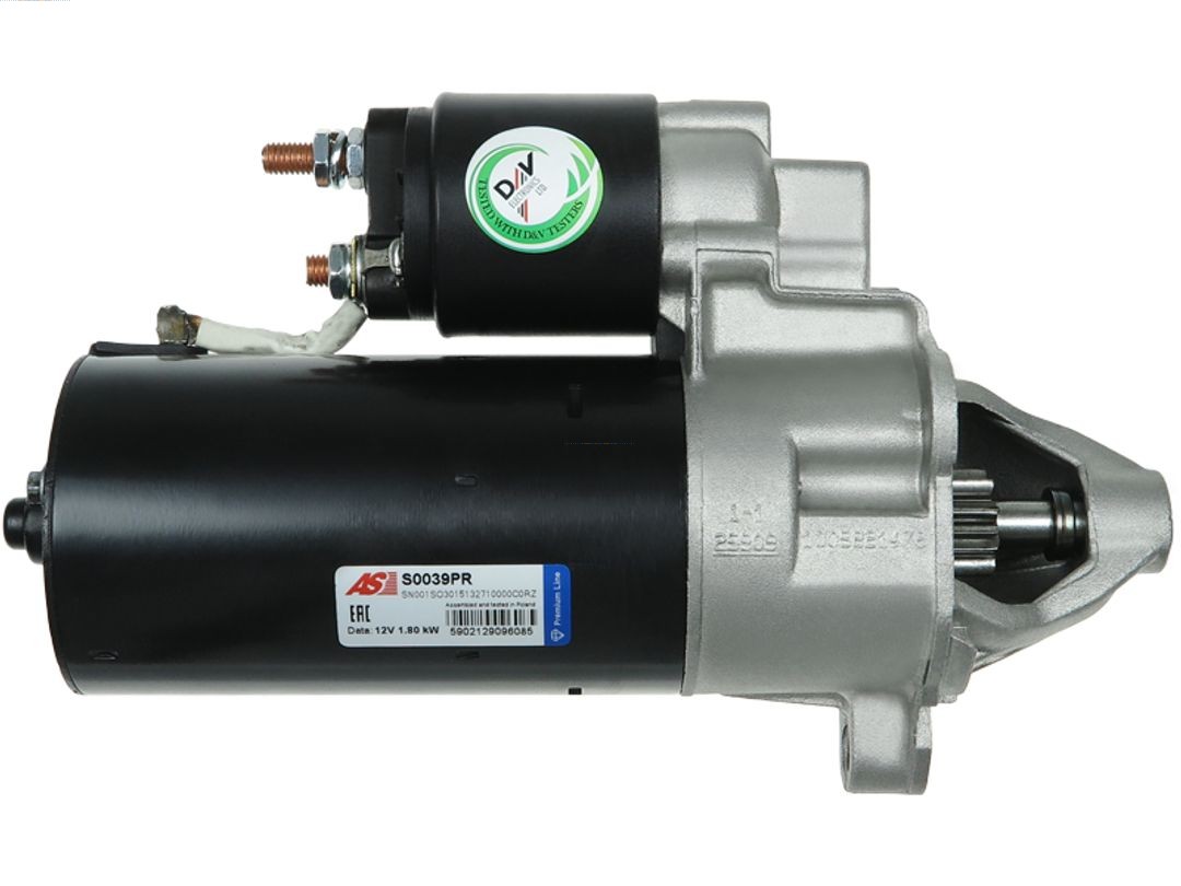 AS-PL Anlasser Starter 1.8kW für Audi A4 Avant VW Passat Variant S0039PR