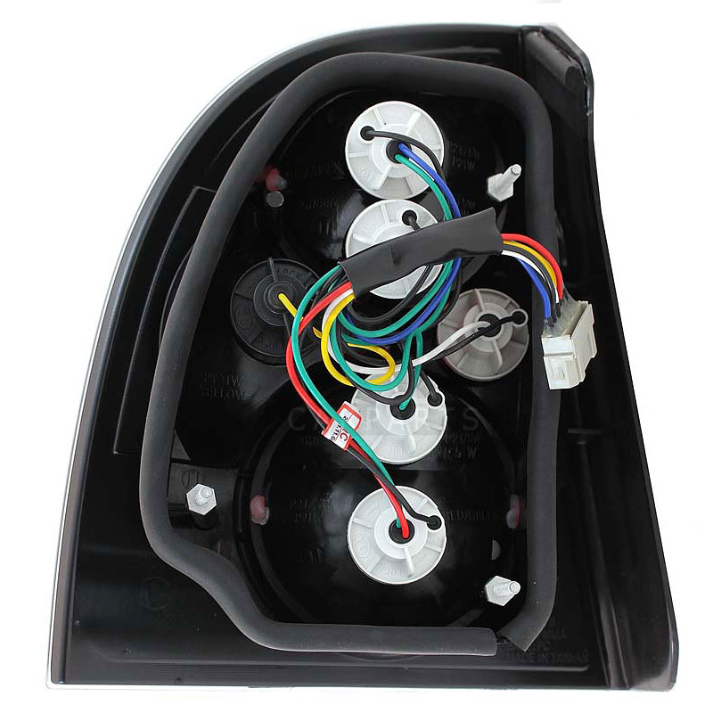 Rückleuchten Set links & rechts für VW Passat 3BG Limo 00-05 Klarglas schwarz