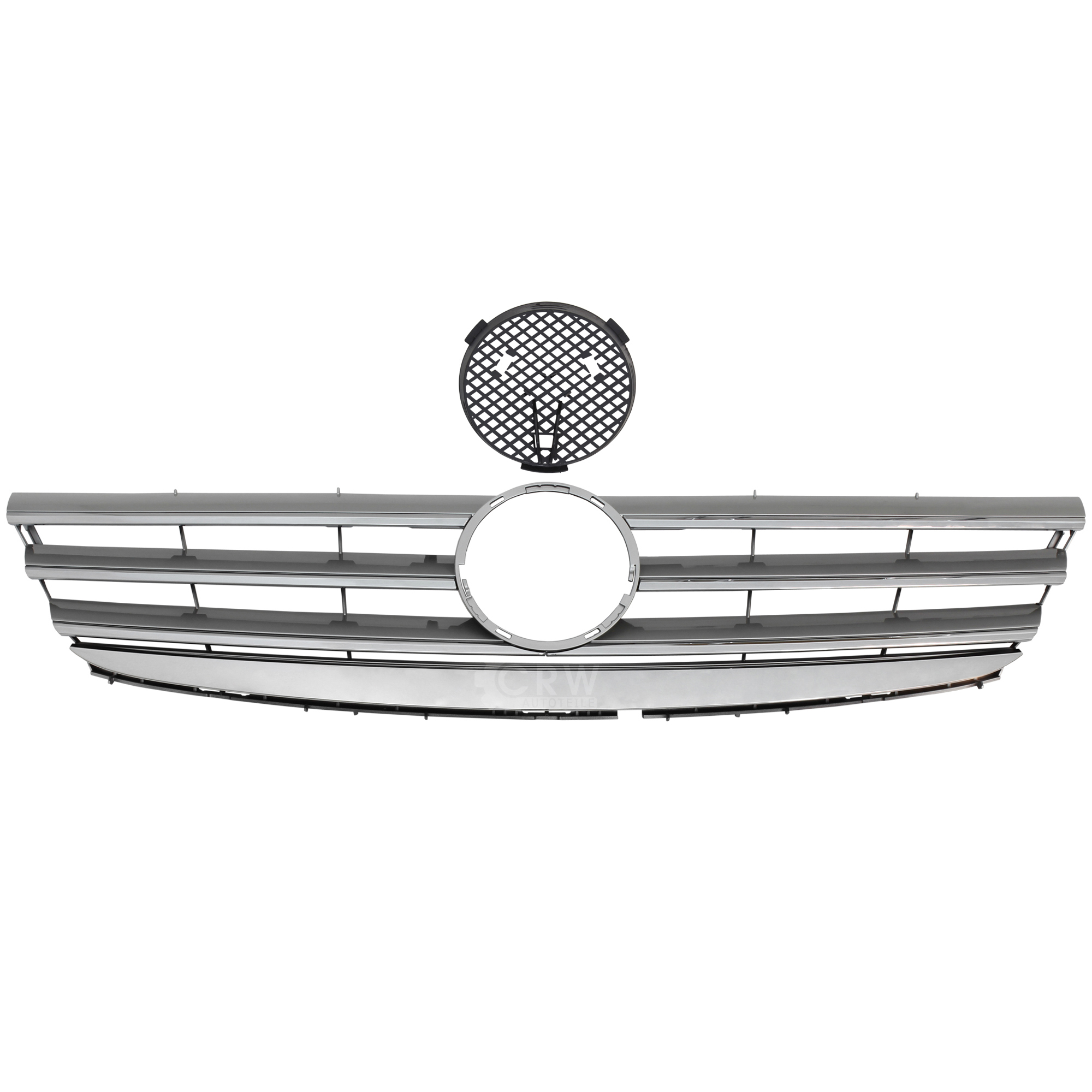 Kühlergrill Grill für Mercedes A-Klasse W169 Bj. 04-08 chrom-silber Neuteil 