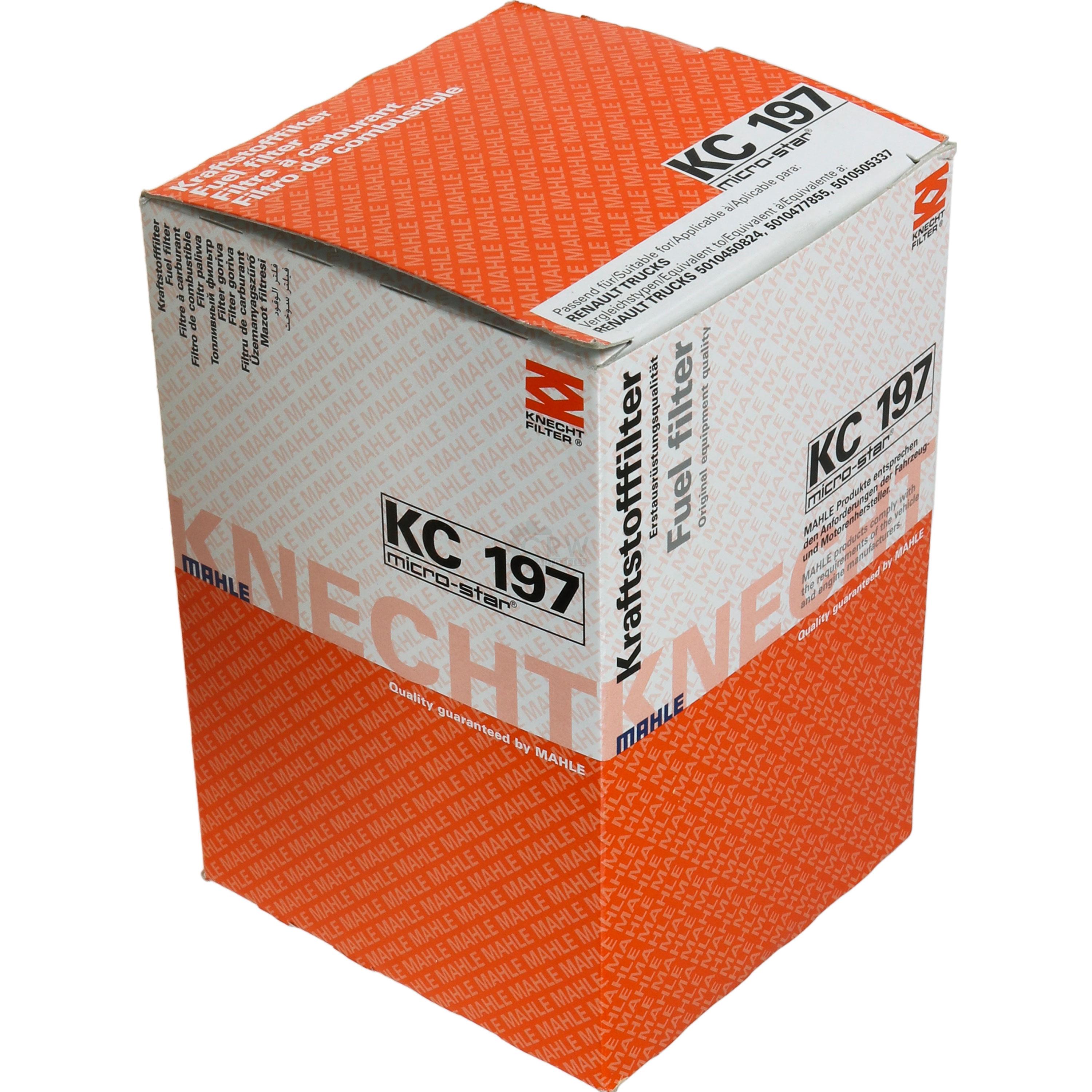 MAHLE / KNECHT KC 197 Kraftstofffilter Filter Fuel