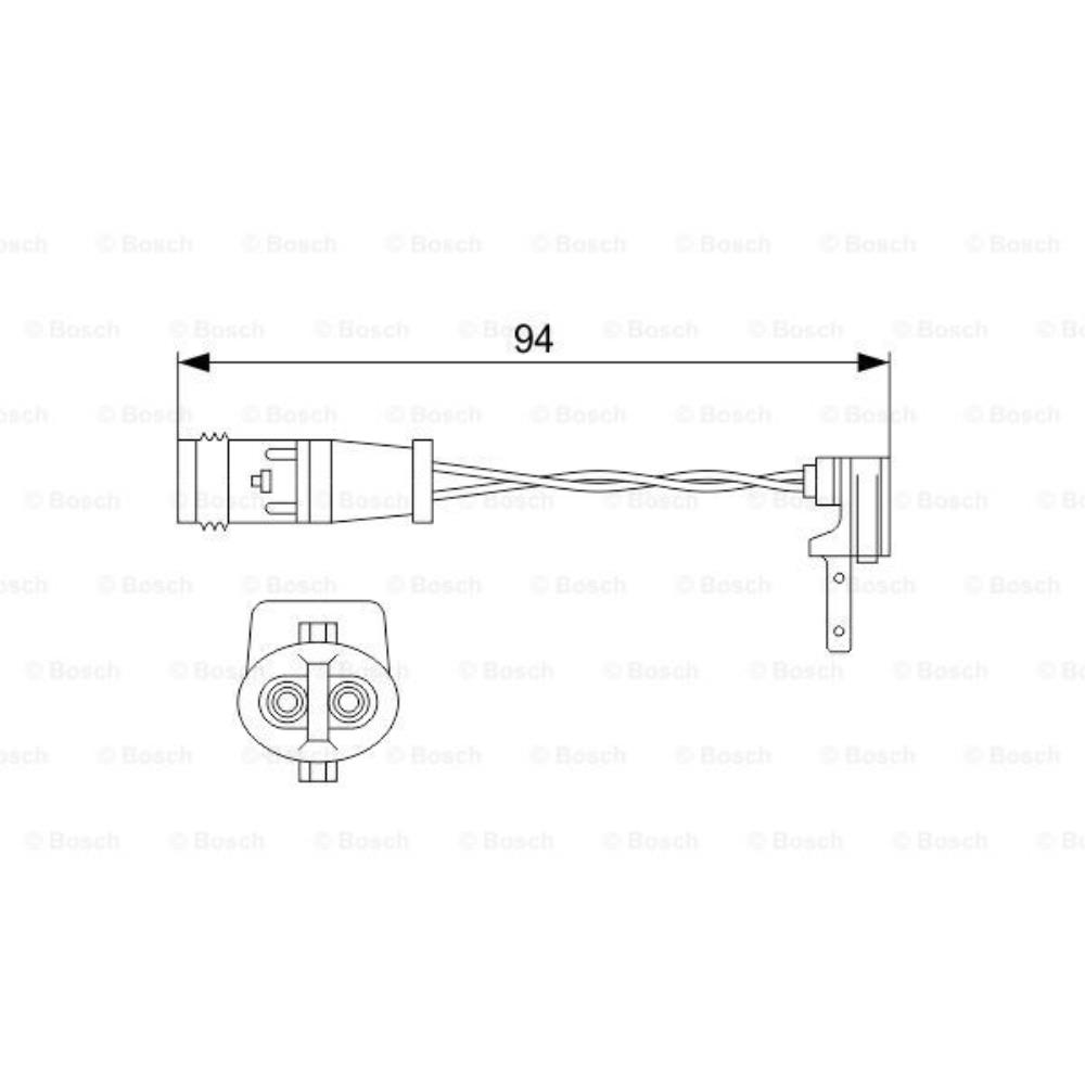 BOSCH Warnkontakt, Bremsbelagverschleiß 1 987 474 553