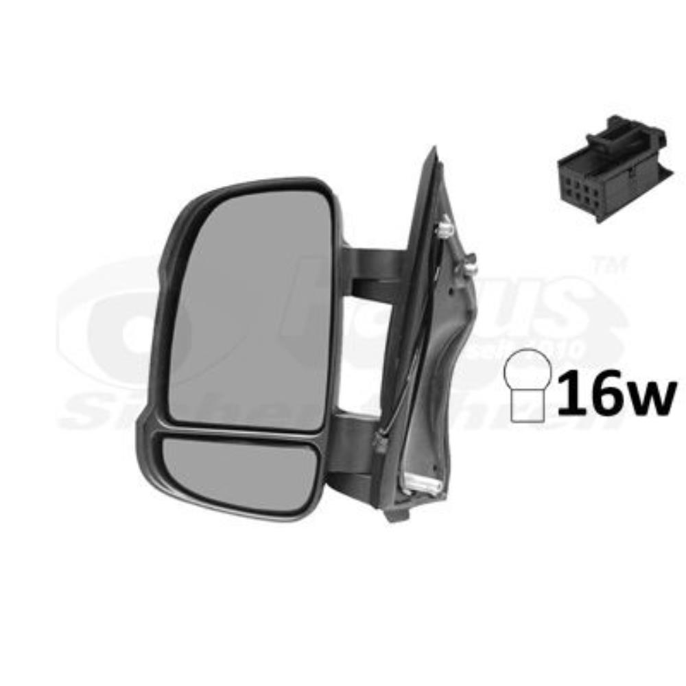 VAN WEZEL Außenspiegel links für Fiat Ducato Pritsche/Fahrgestell 250 250_