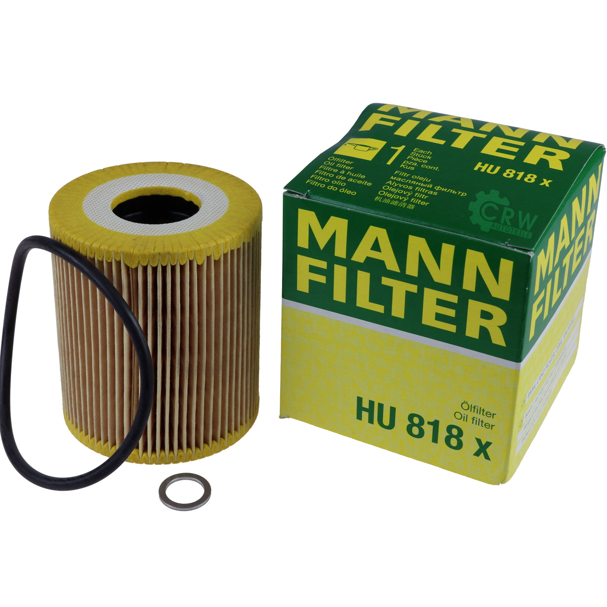 MANN-FILTER Ölfilter HU 818 x Oil Filter