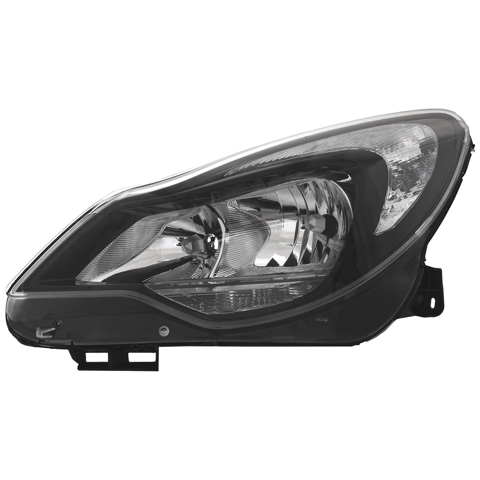 Scheinwerfer Halogen links für Opel CORSA D H7/H1 CERTIFIED QUALITY Bj.ab: 11