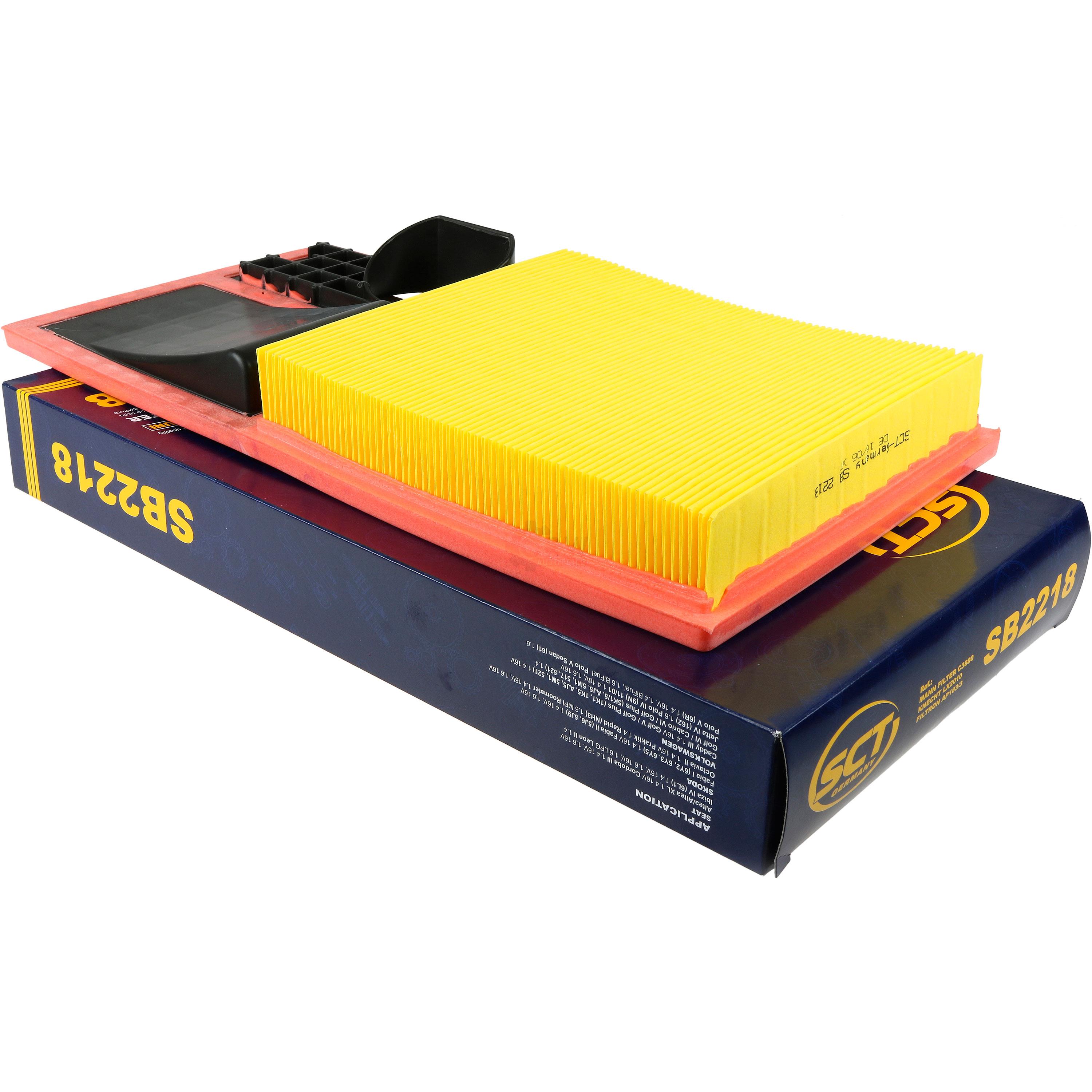 Luftfilter SB 2218 für Seat Toledo III 5P2 Ibiza IV ST 6J8 6P8 Skoda Roomster 5J Fabia I Combi 6Y5 1Z5