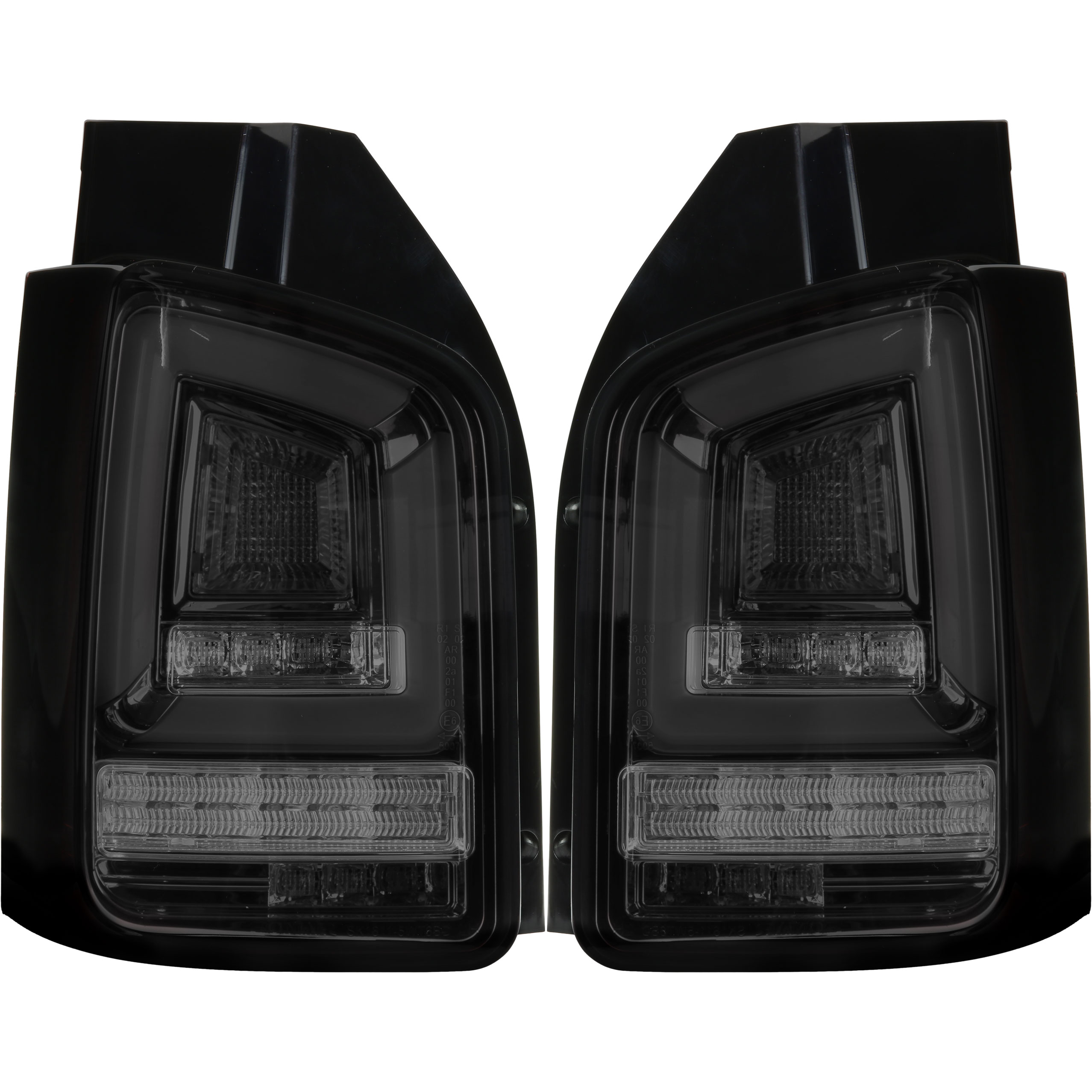 Rückleuchten Set Voll LED Lightbar für VW T5 Bj. 03-09 schwarz für