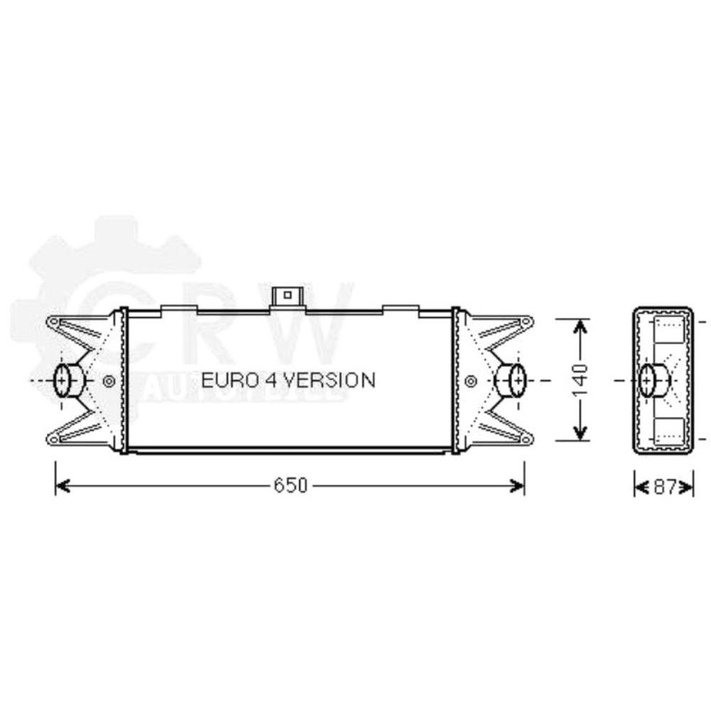 Ladeluftkühler für IVECO Daily III Pritsche/Fahrgestell Kasten/Kombi