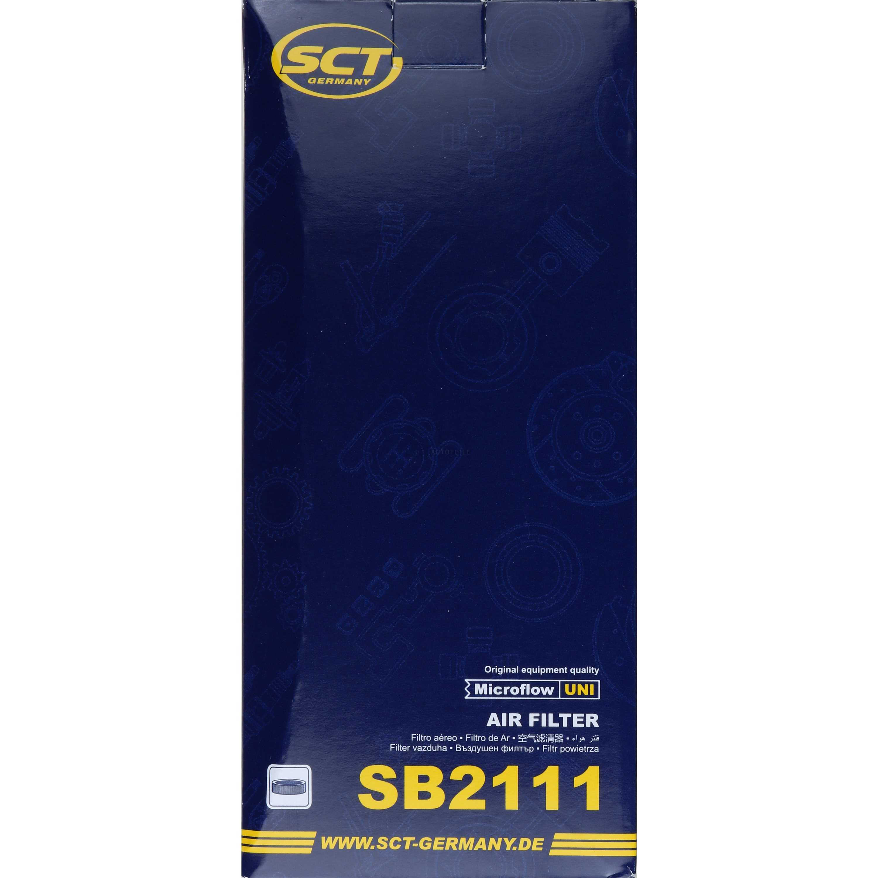SCT Luftfilter Motorluftfilter SB 2111 Air Filter