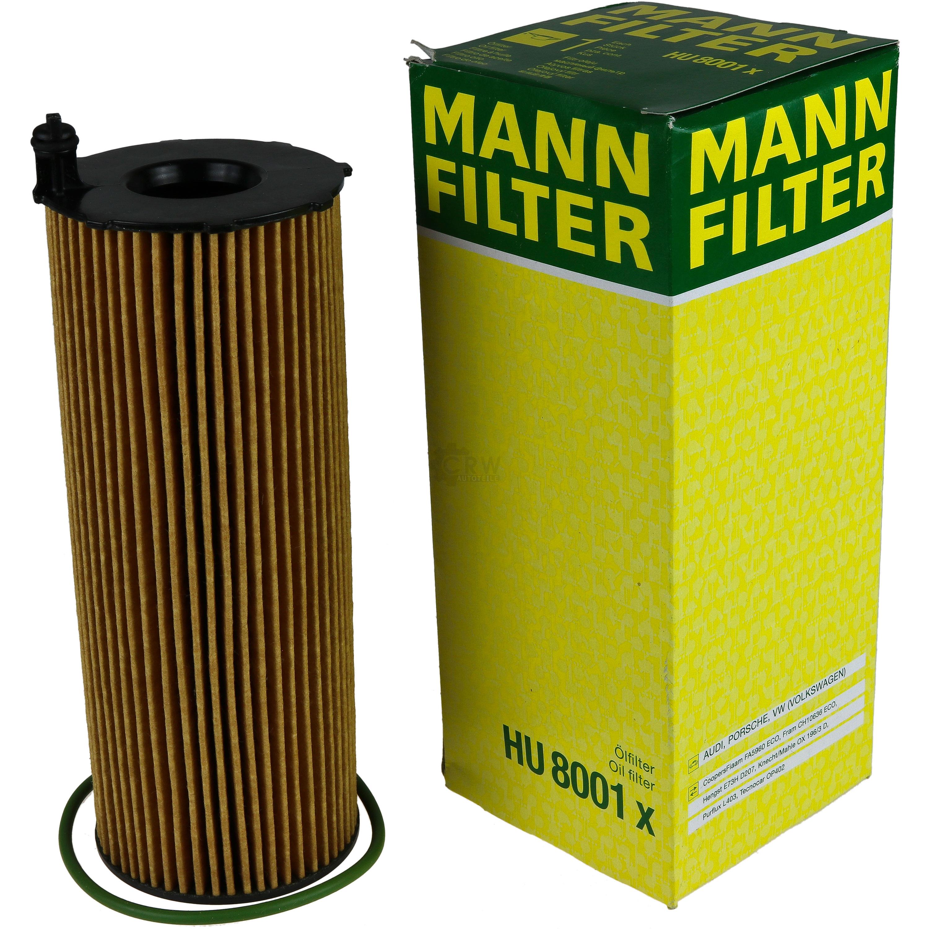 MANN-FILTER Ölfilter HU 8001 x Oil Filter