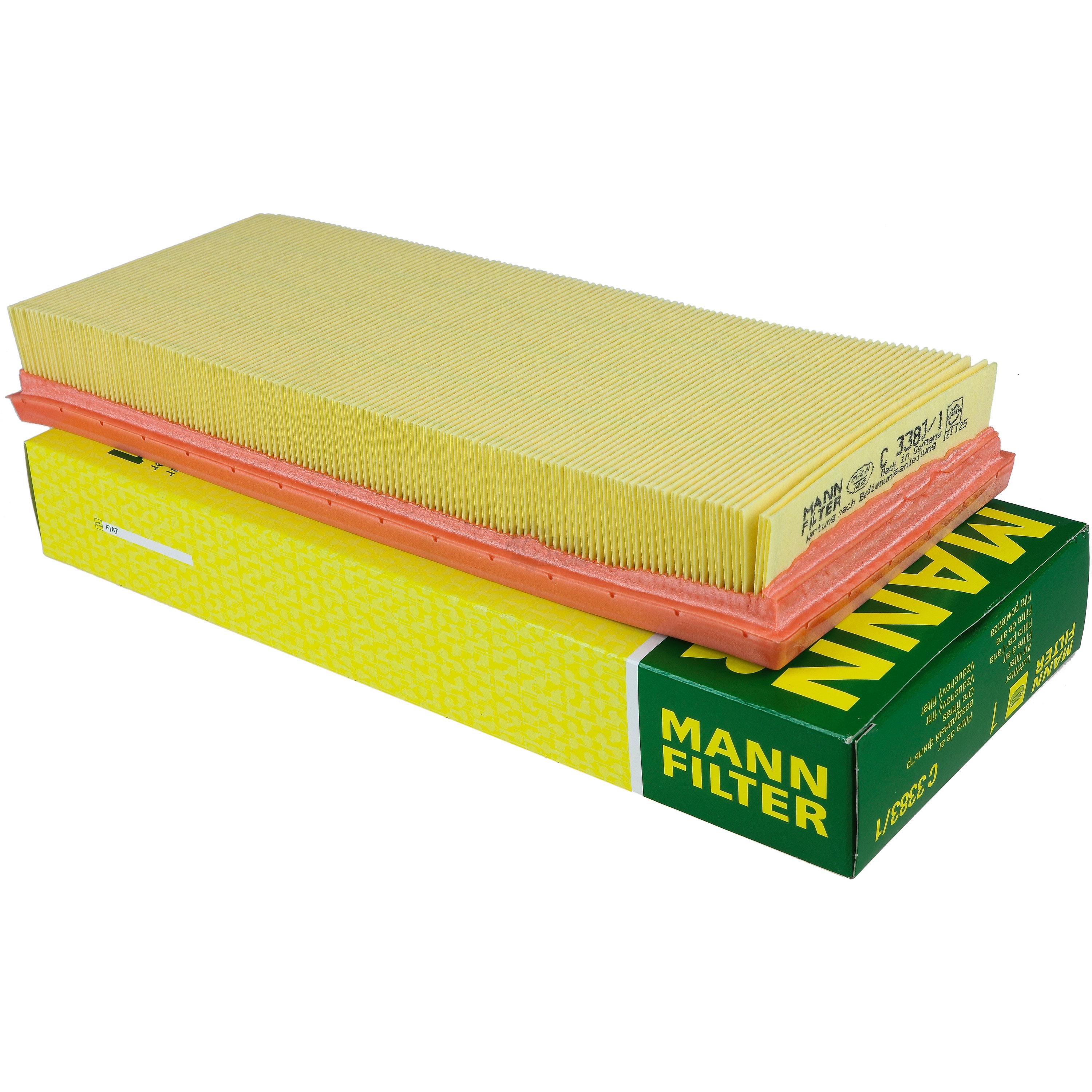 MANN-FILTER Luftfilter für Fiat Punto 188_ 1.2 16V 80 Lancia Y 840A