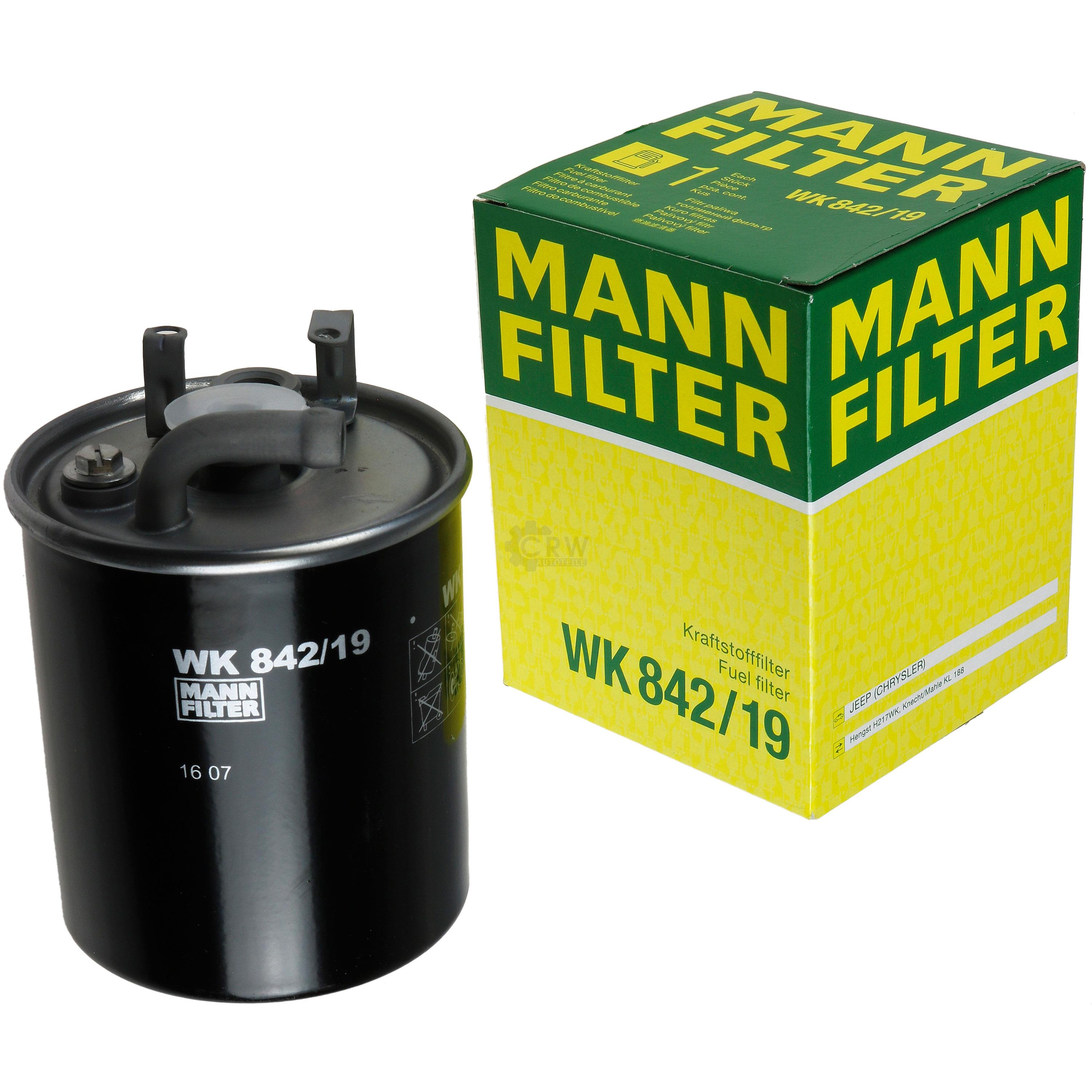 MANN-FILTER Kraftstofffilter WK 842/19 Fuel Filter