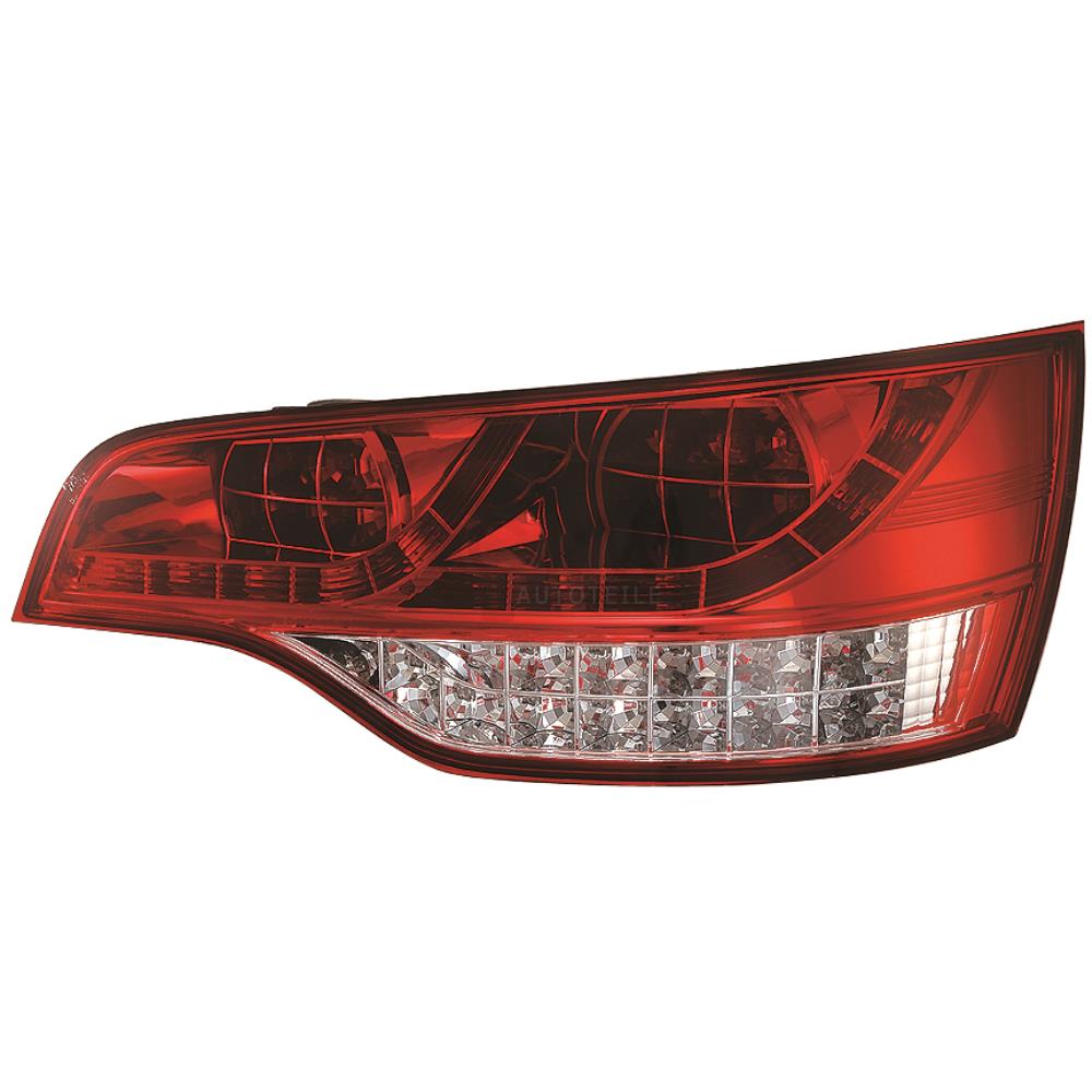 Design Rückleuchten Set links & rechts LED für Audi Q7 4L 05-09 klar rot-wiess