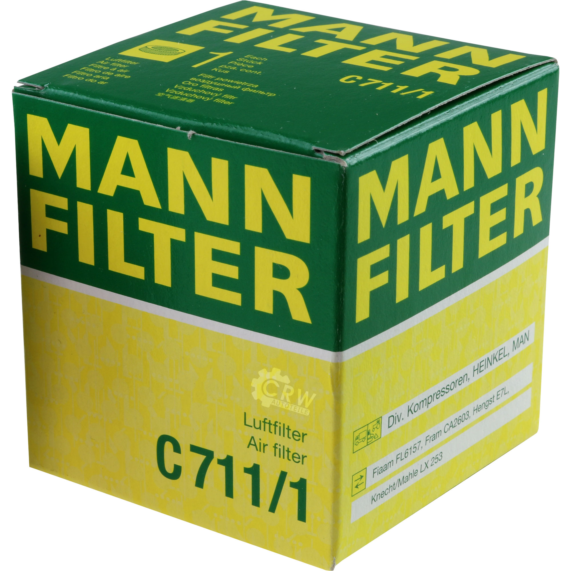 MANN-FILTER Luftfilter C 711/1