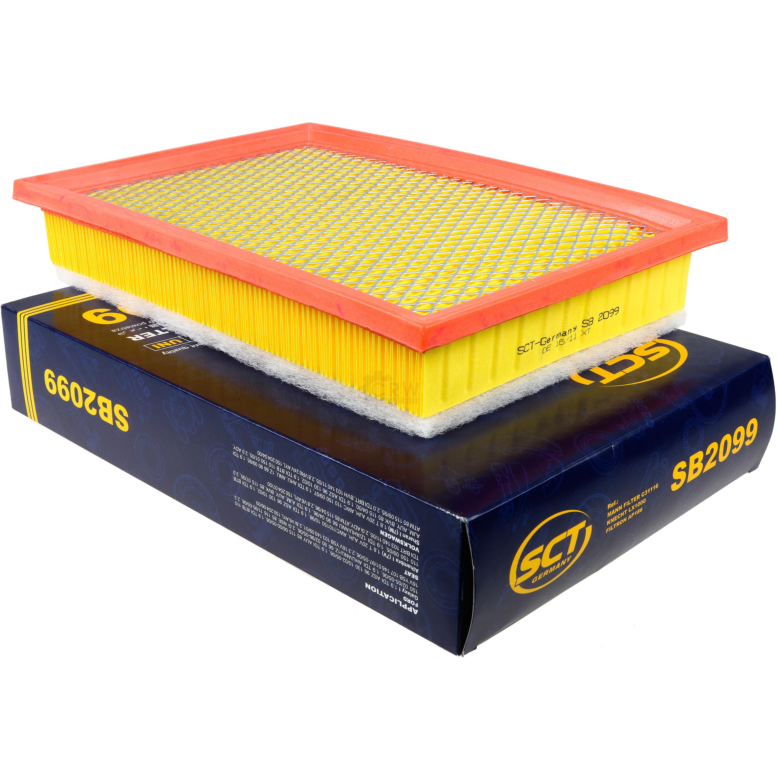 Luftfilter SB 2099 für Ford Galaxy MK I Van WGR VW Sharan 7M 7M8 7M9 7M6 7V8 7V9