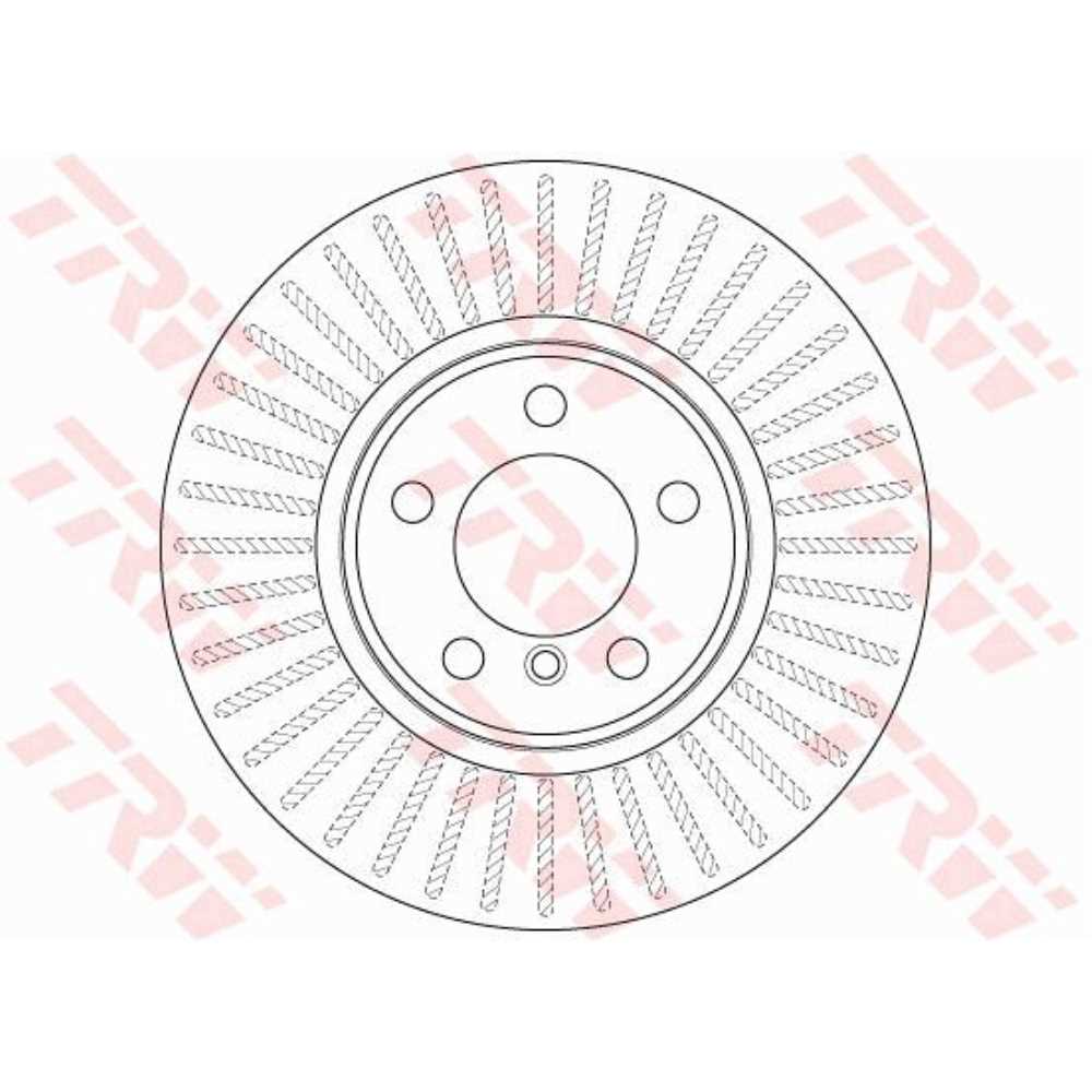 TRW Satz Bremsen Bremsscheiben belüftet vorne + Bremsbeläge für BMW 3er Touring